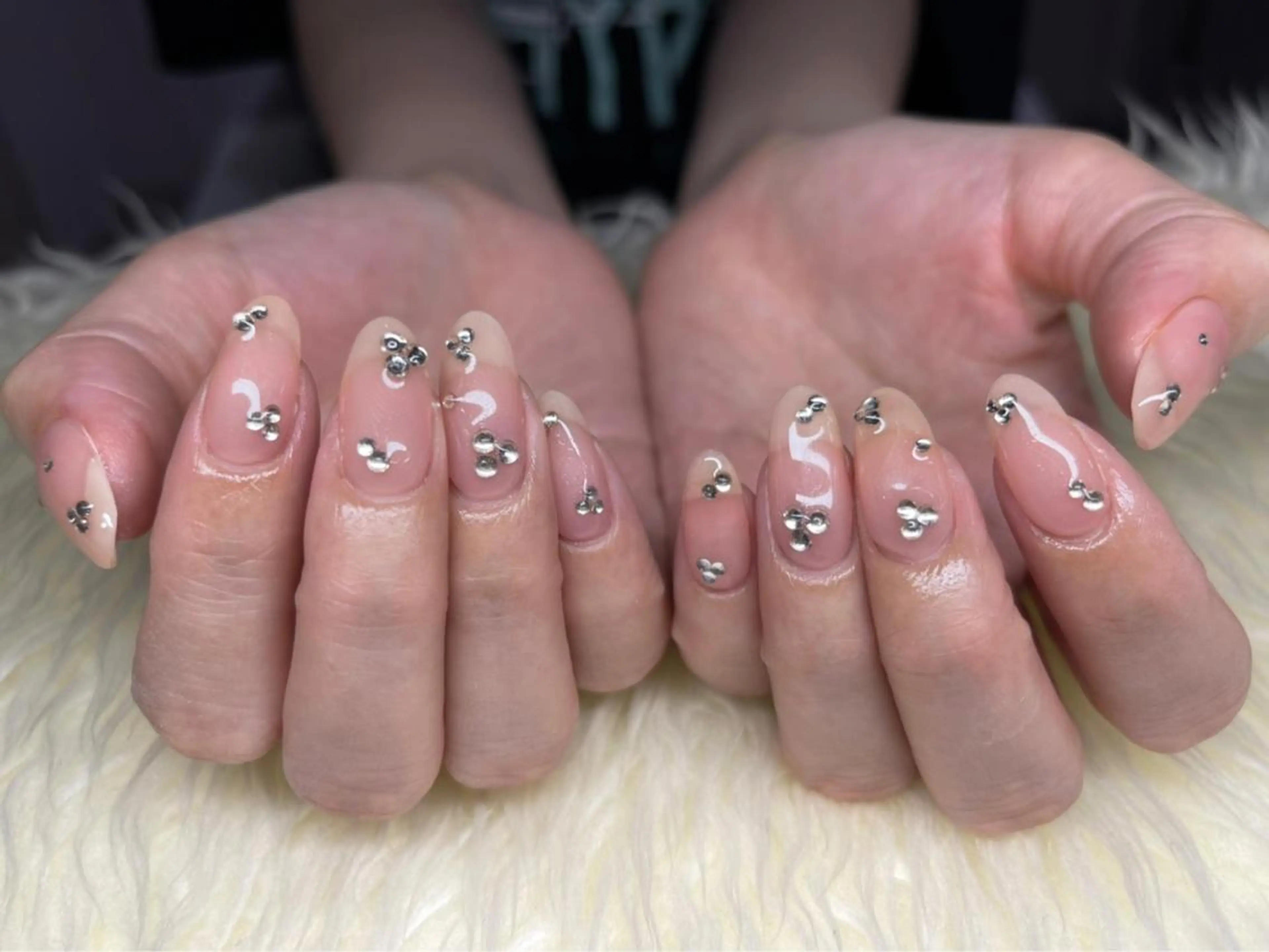 ネイル 長さ出し ジェルネイル 韓国ネイル マグネットネイル 持ち込み ハンドネイル Nail&eye Belire 新宿のネイルデザイン