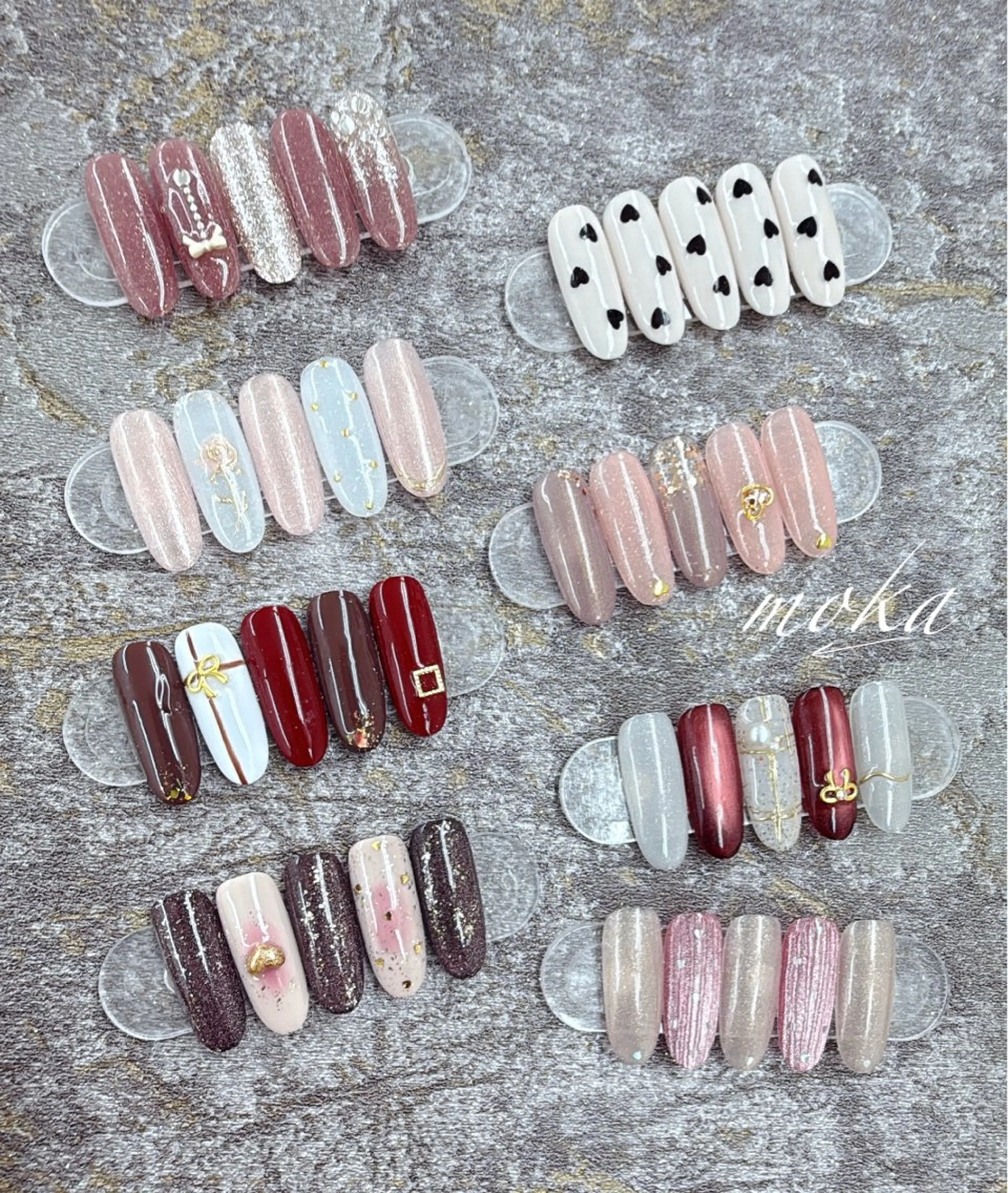 ネイル 胡蝶蘭レディースサロ ンNailMOKAのネイルデザイン