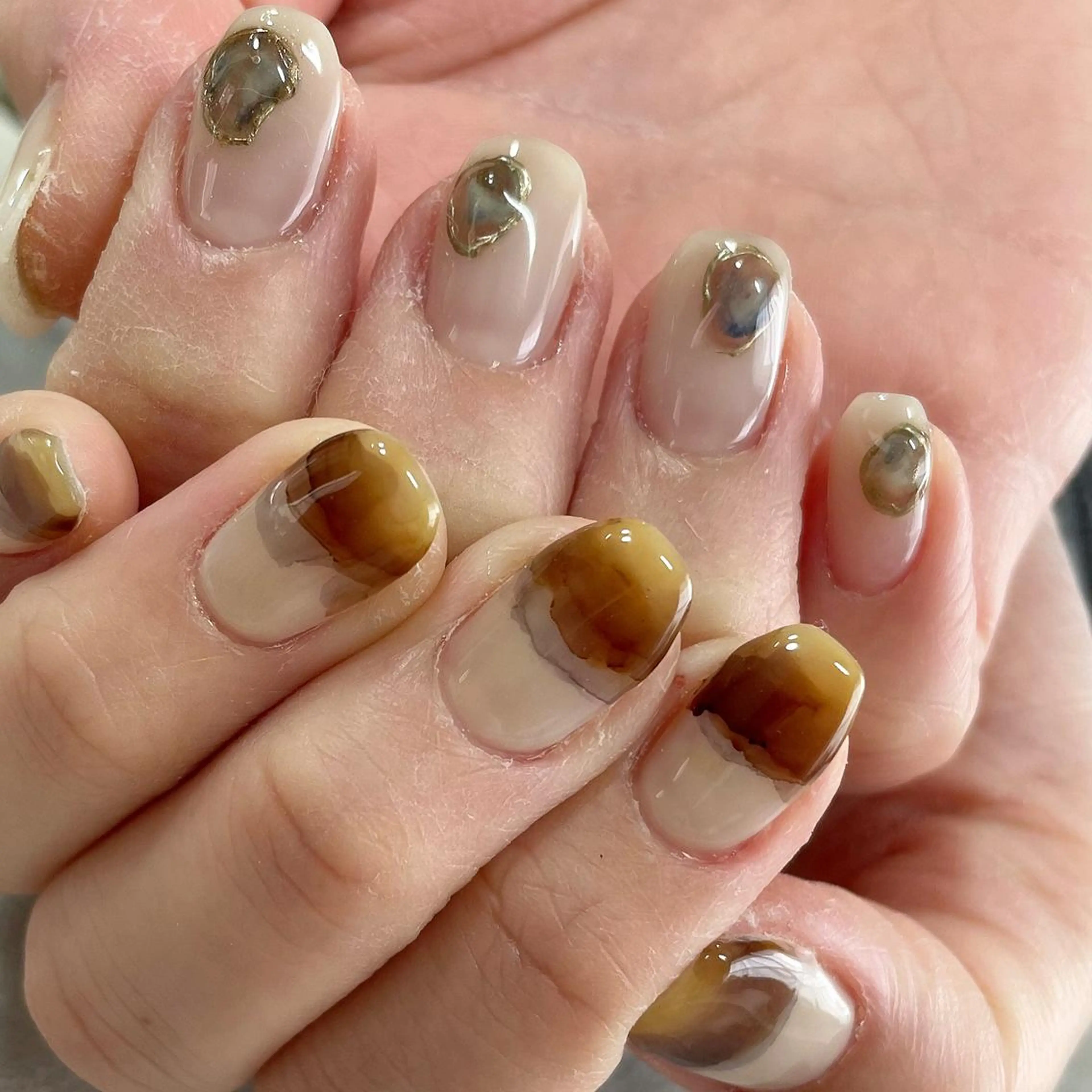 ネイル ジェルネイル 東 千夏のネイルデザイン