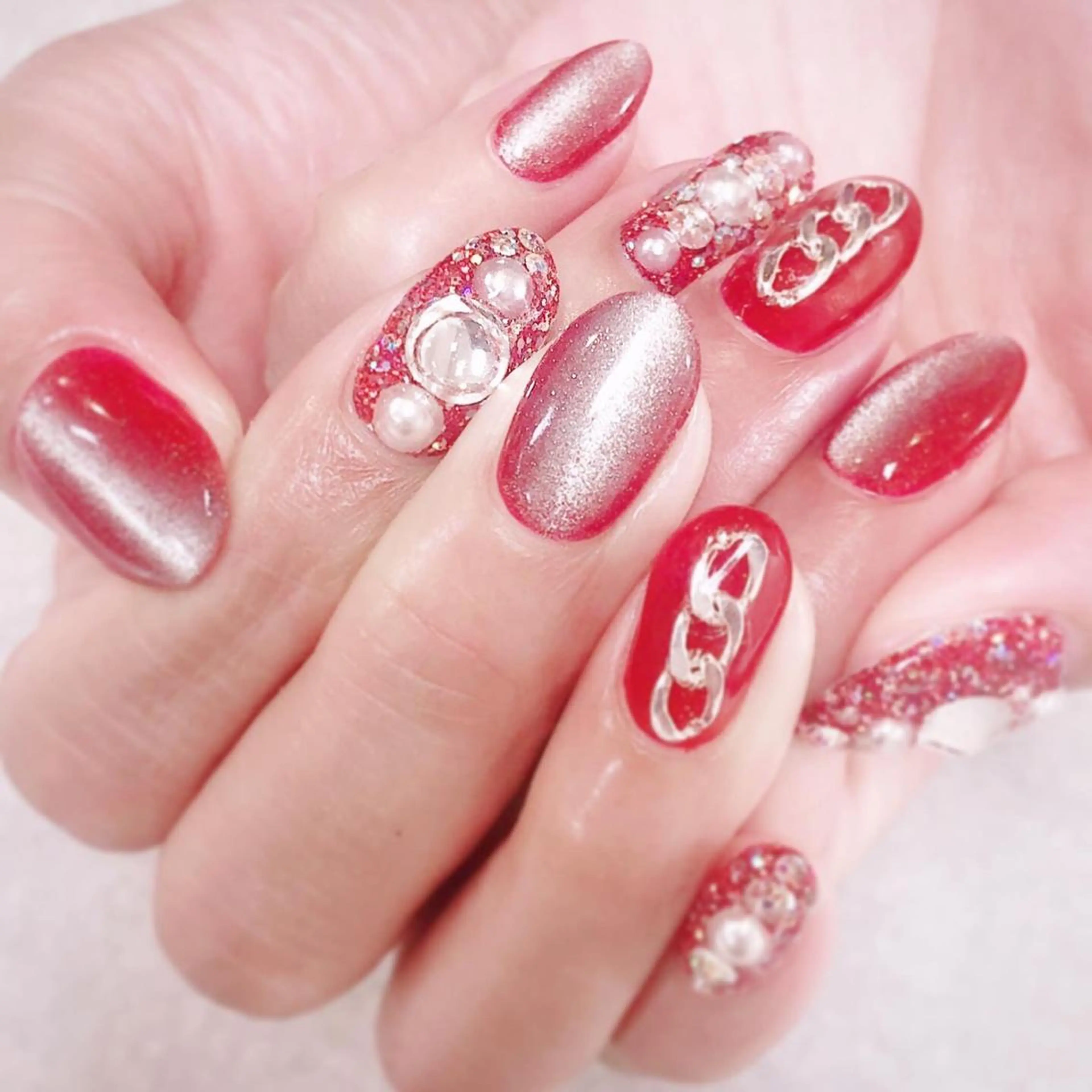 ネイル アートネイル マグネットネイル ハンドネイル ハンドケア FASTNAIL PLUS 新宿店のネイルデザイン