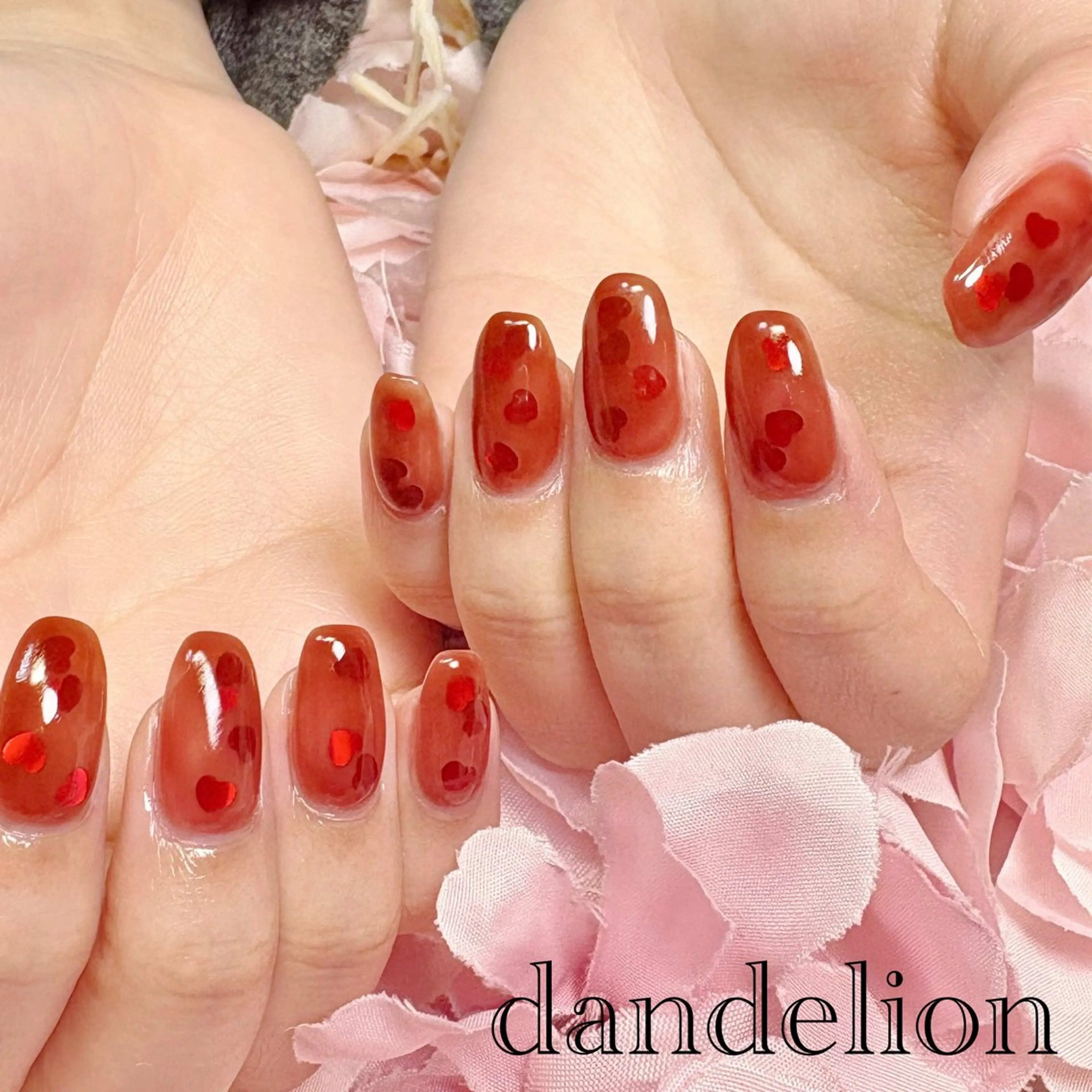 ネイル ハンドネイル ハンドケア dandelion ダンデライオンのネイルデザイン