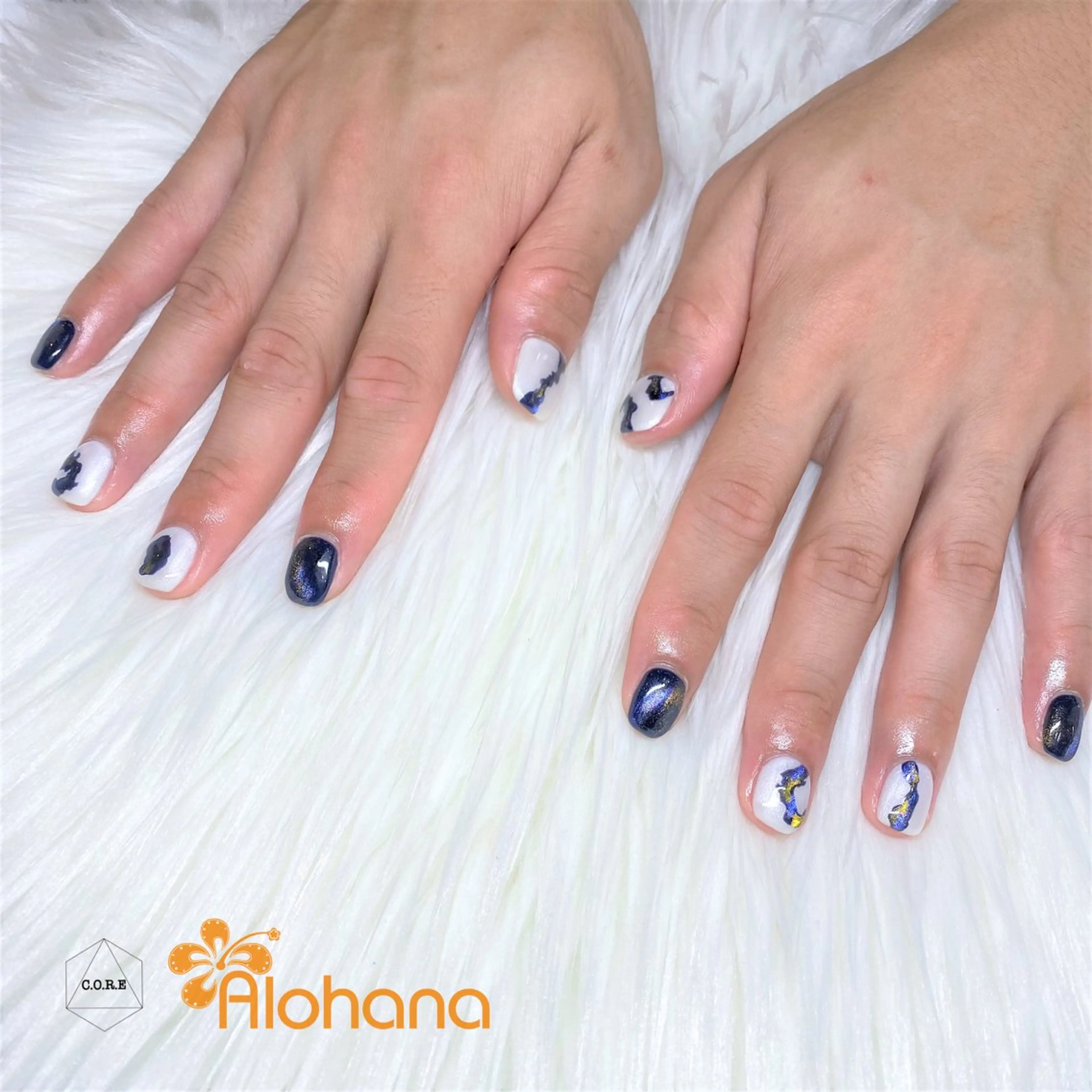 メンズ ネイル ハンドネイル Alohana Minaのネイルデザイン