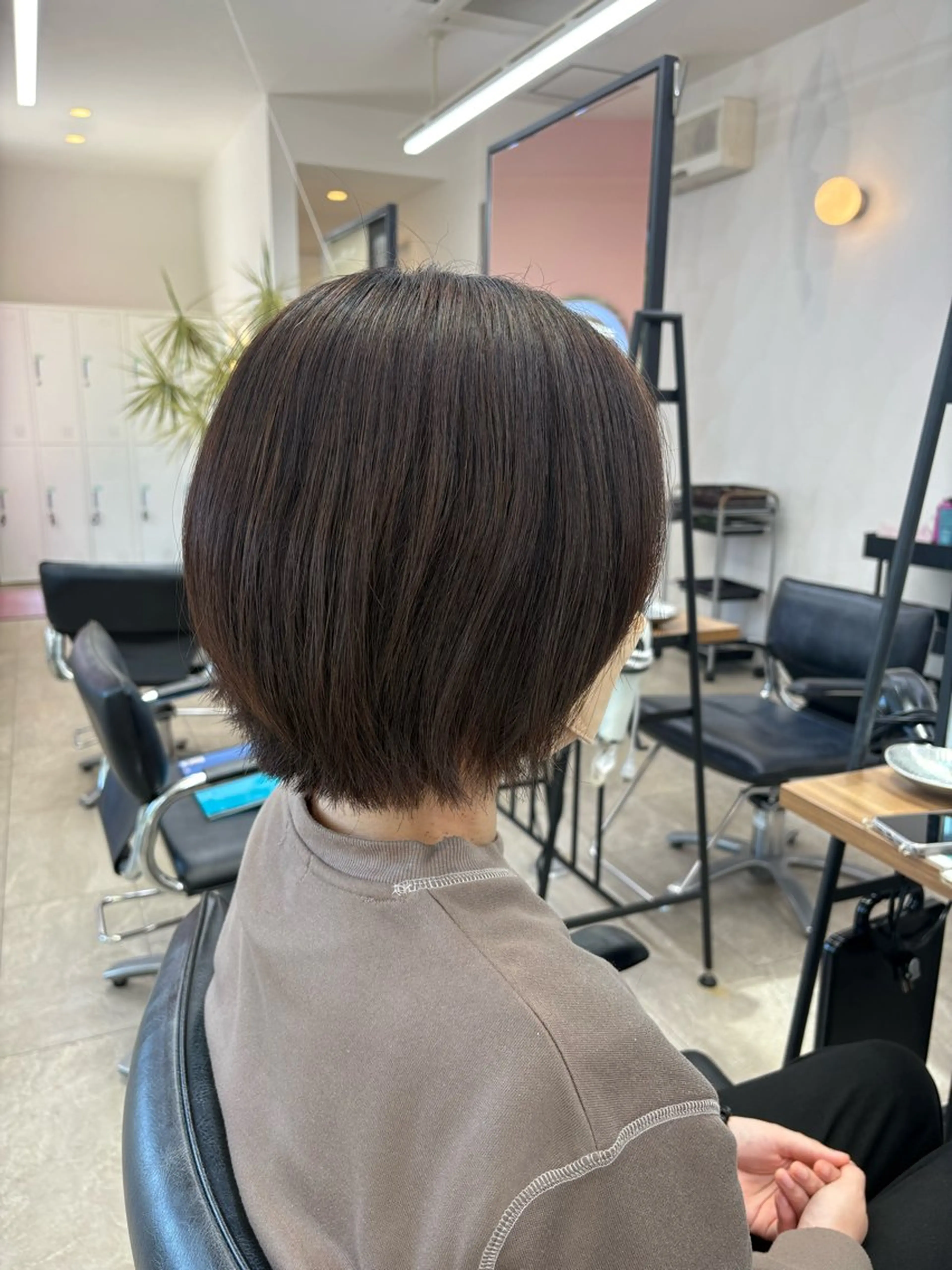 ショート ボブレイヤー ボブ レイヤーカット HASHI AYAKAのヘアスタイル