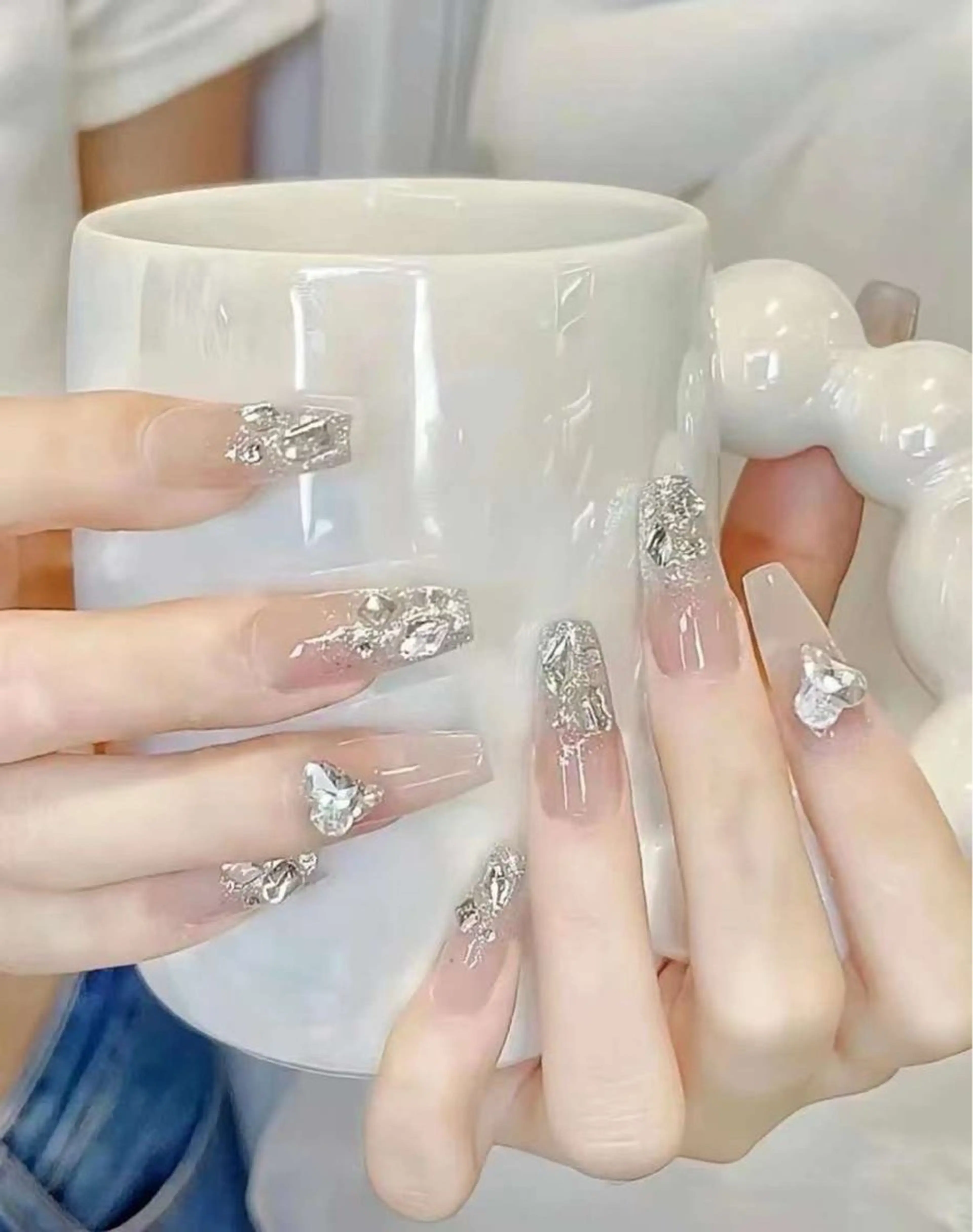 ネイル フレンチネイル 韓国ネイル マグネットネイル ニュアンスネイル オフィスネイル ユミ ネイルサロンのネイルデザイン