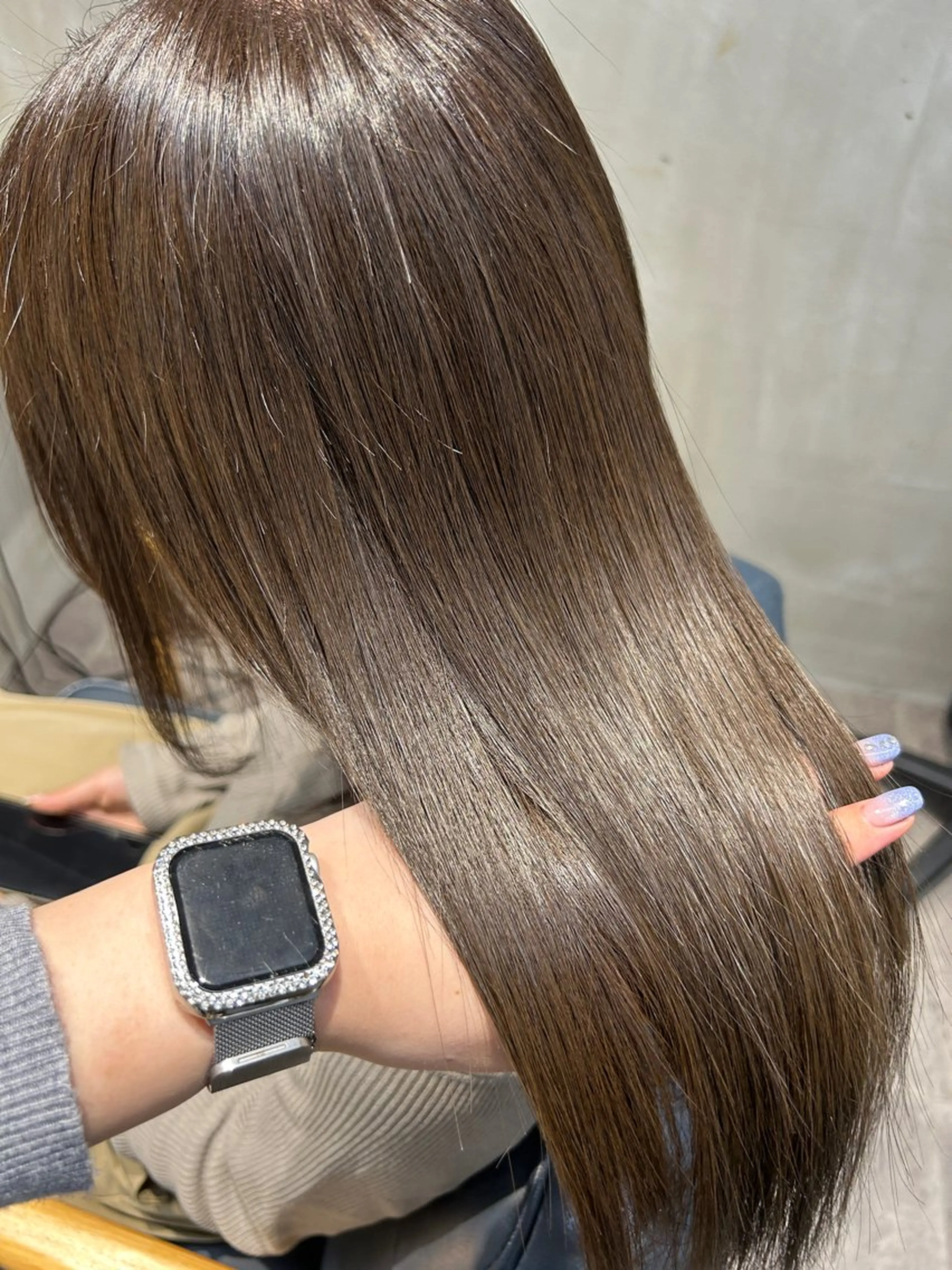 ロング カラー ヘアカラー トリートメント newi梅田🫧韓国 ヘア🫧sakiのヘアスタイル