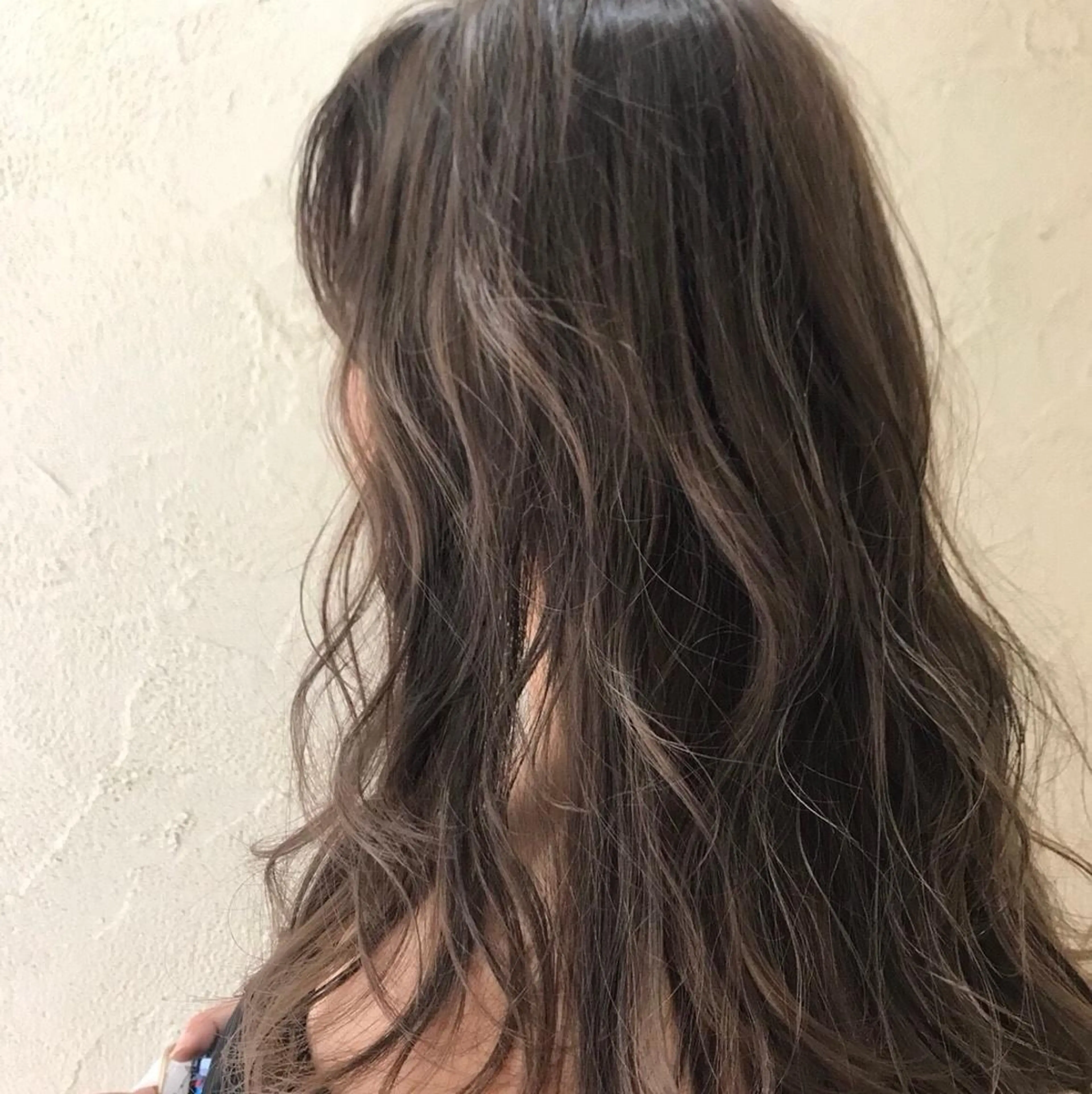 カラー シールエクステ/ ハイトーンカラーのヘアスタイル