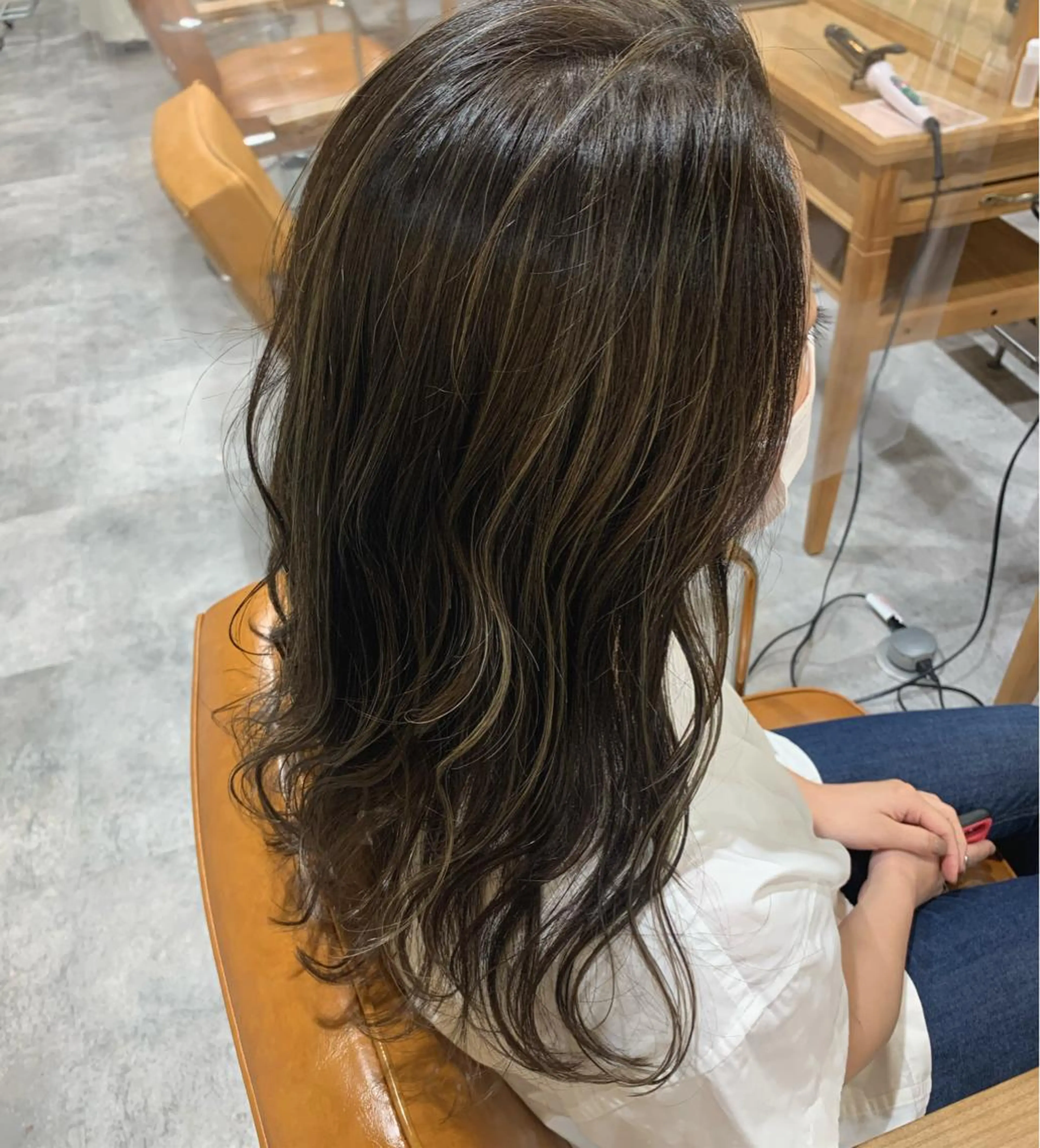 セミロング ブリーチ/アレンジ 天満/chihiroのヘアスタイル