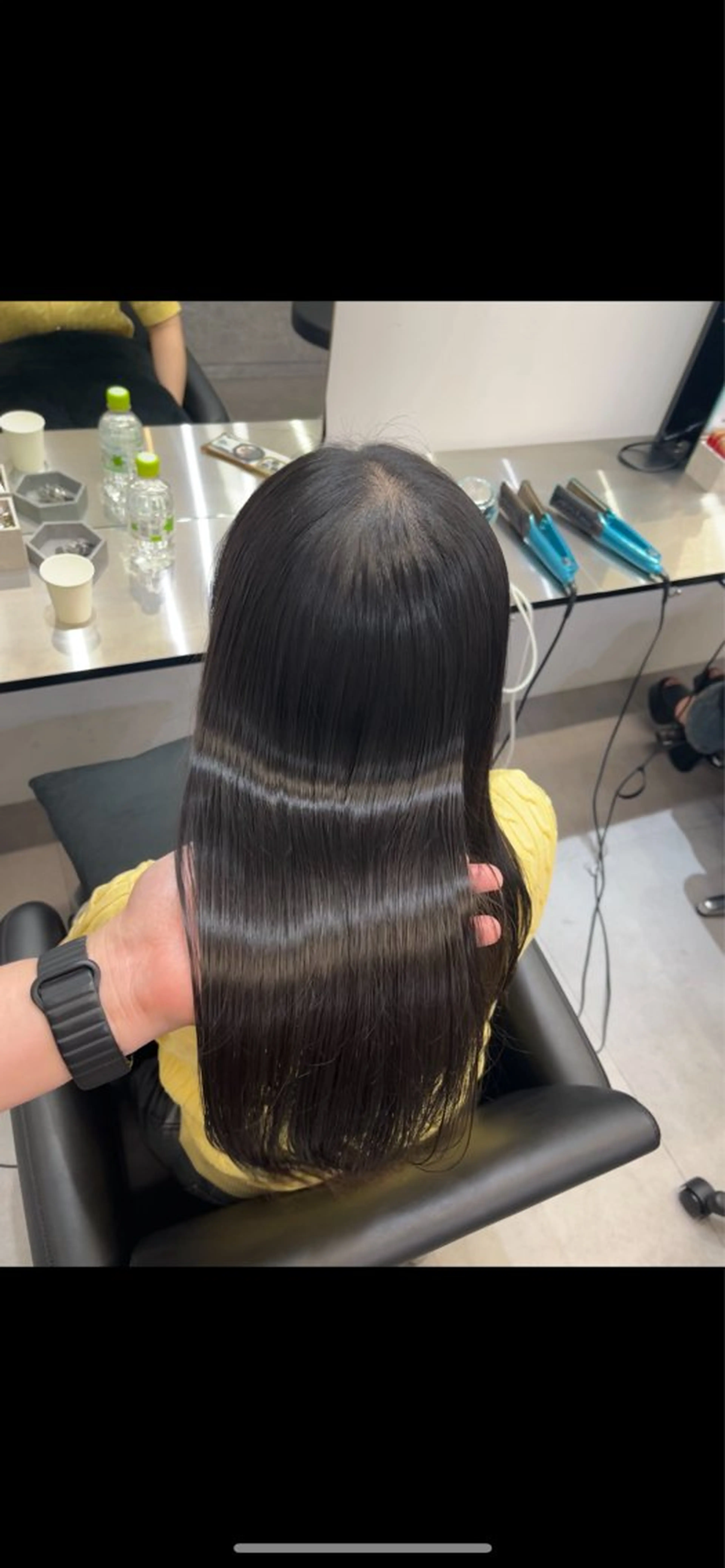 ロング カット 縮毛矯正 トリートメント 髪質改善/縮毛矯正 梅田茶屋町/西尾祐作のヘアスタイル