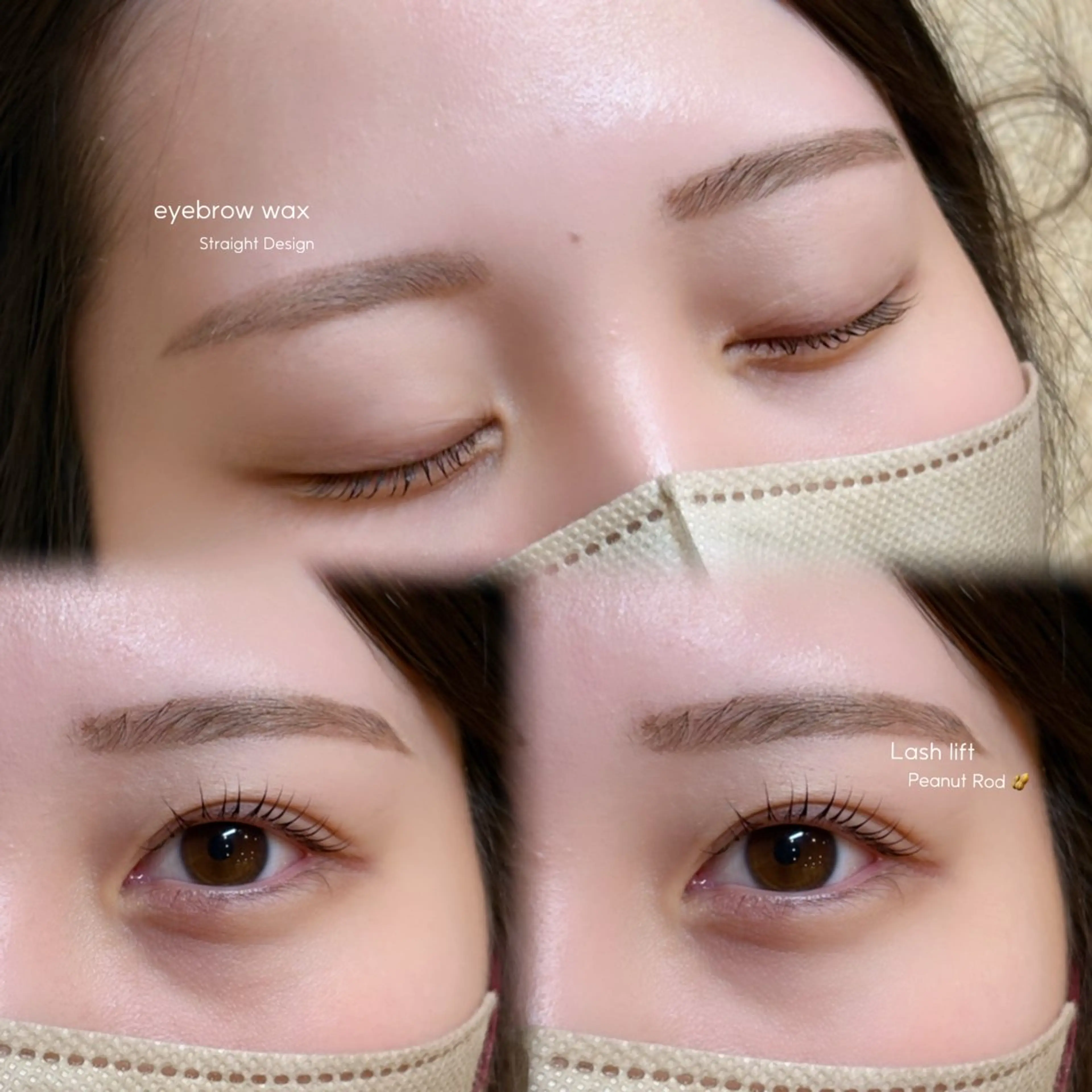 【セットメニュー】 ラッシュリフト・美眉デザインWaxの写真