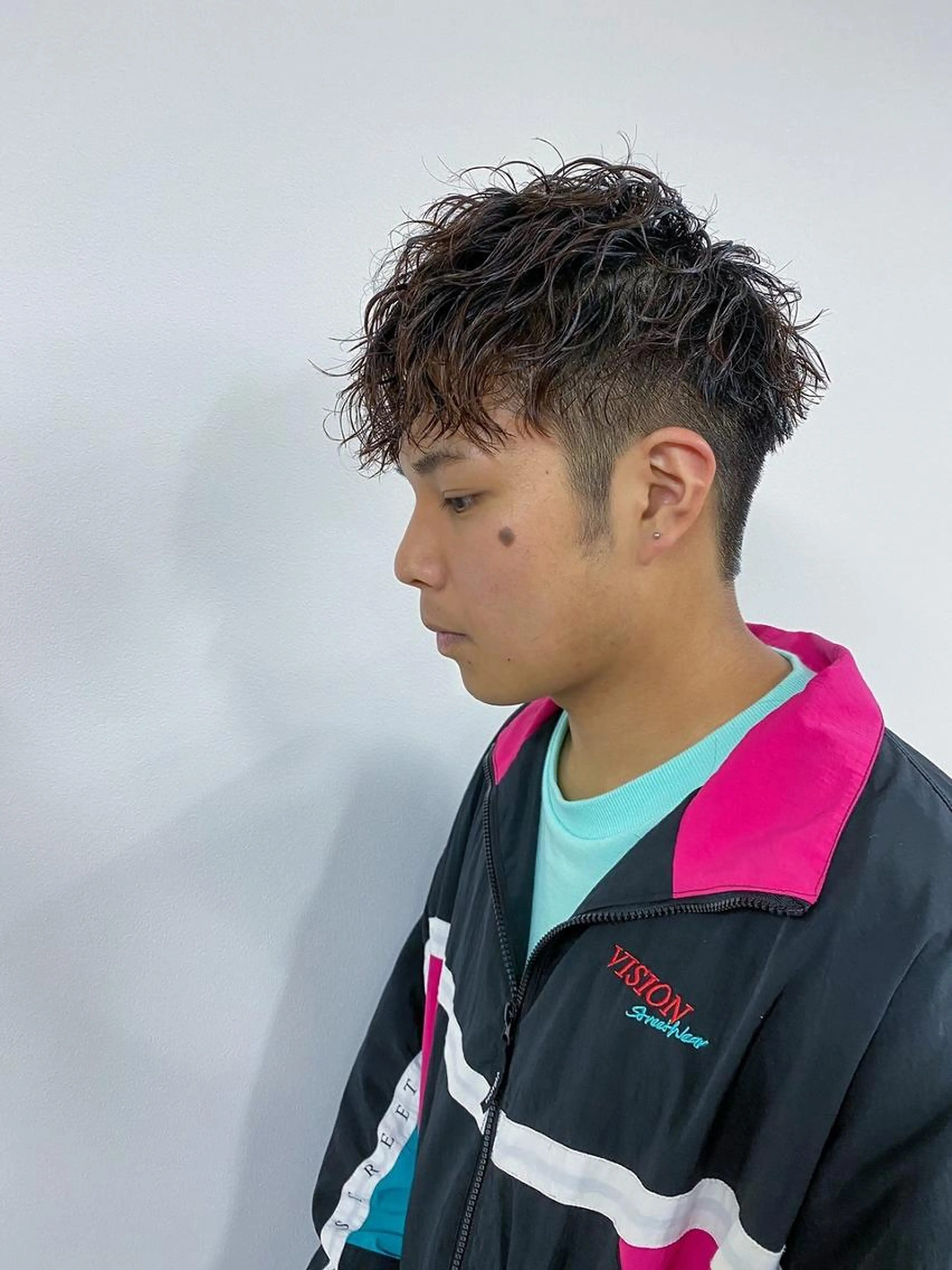 メンズカット＋ツイスト/スパイラル/波巻きパーマ ¥15510→¥13000の写真