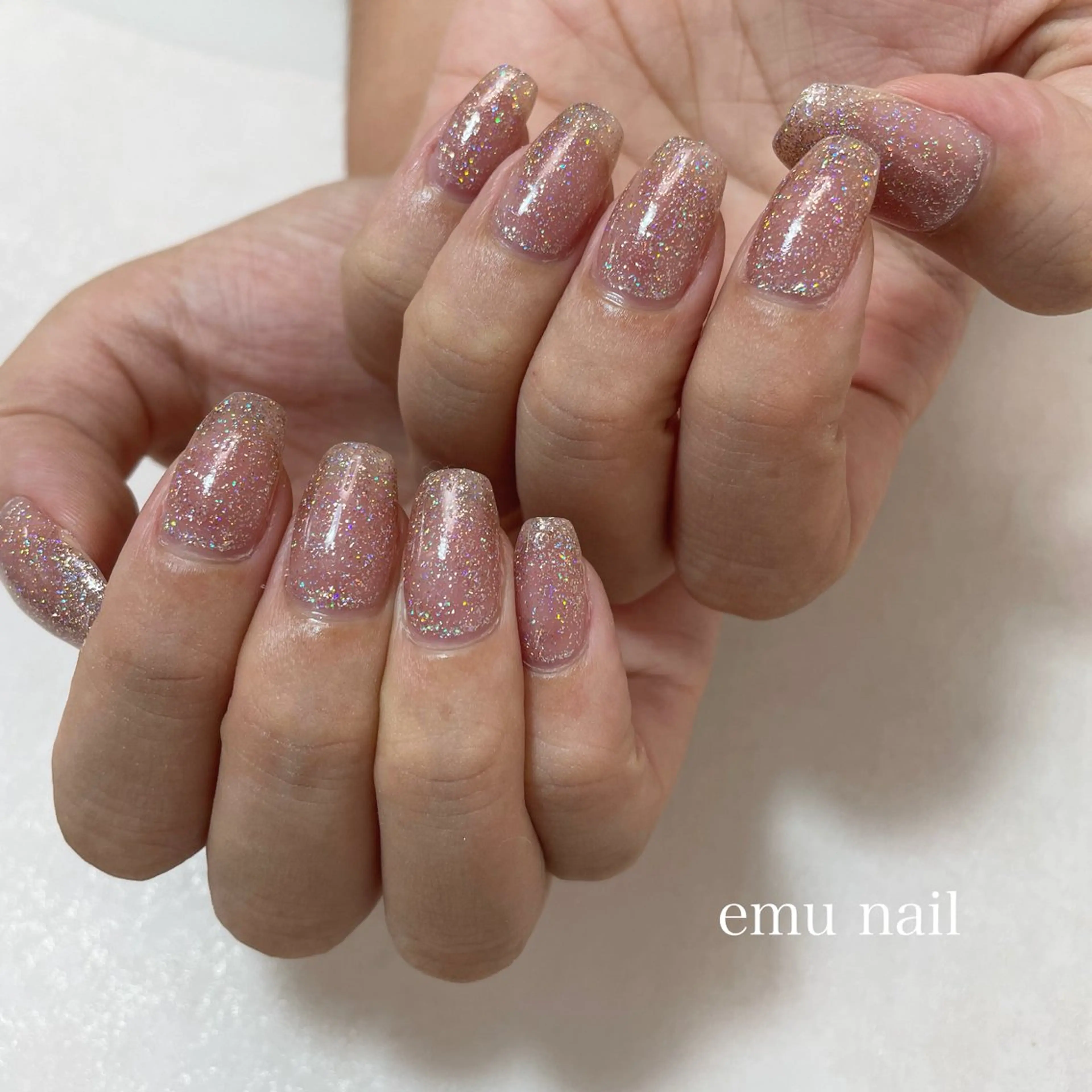 ネイル フラッシュネイル emu nail shionのネイルデザイン