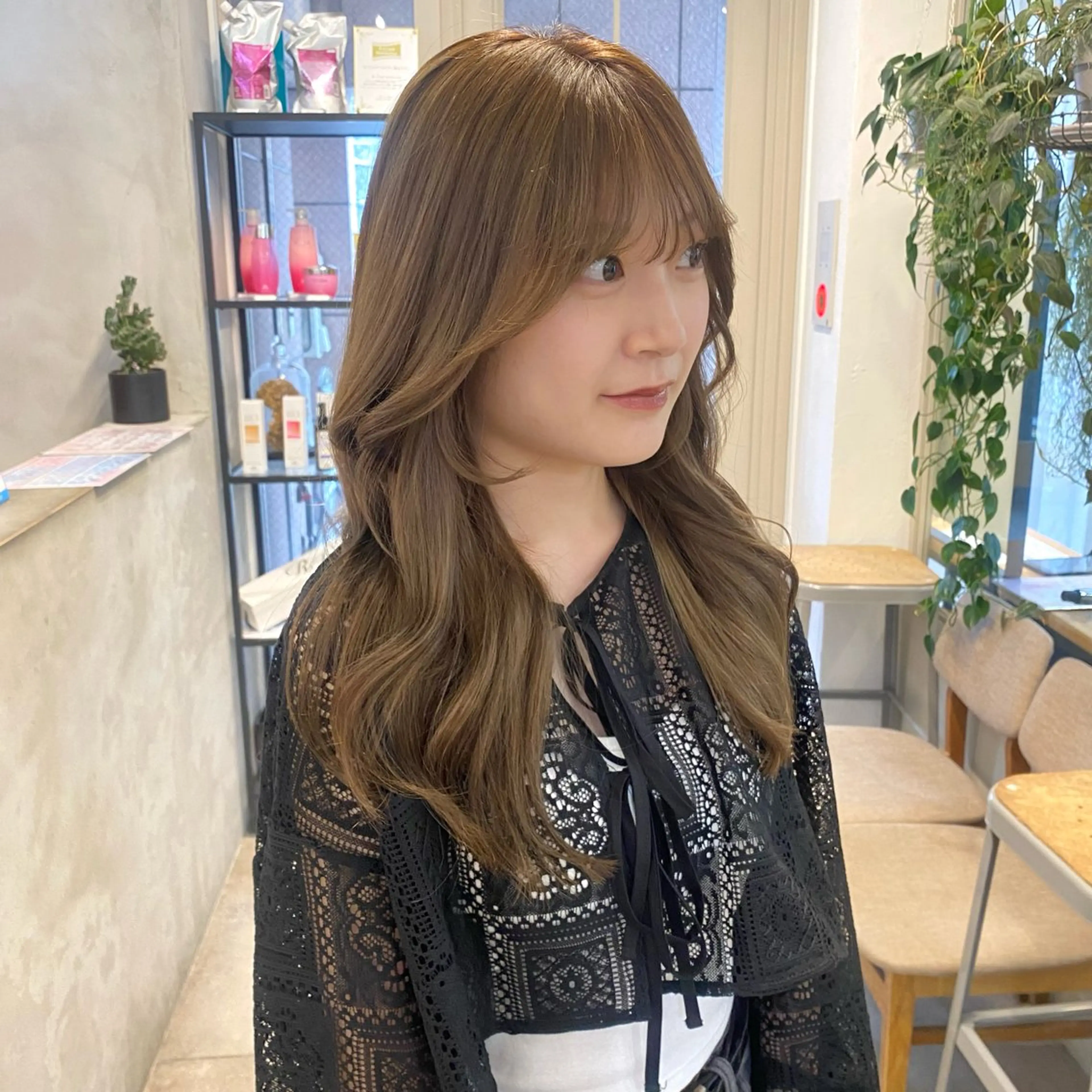 ロング カラー ヘアカラー トリートメント noa/ 渋谷のヘアスタイル