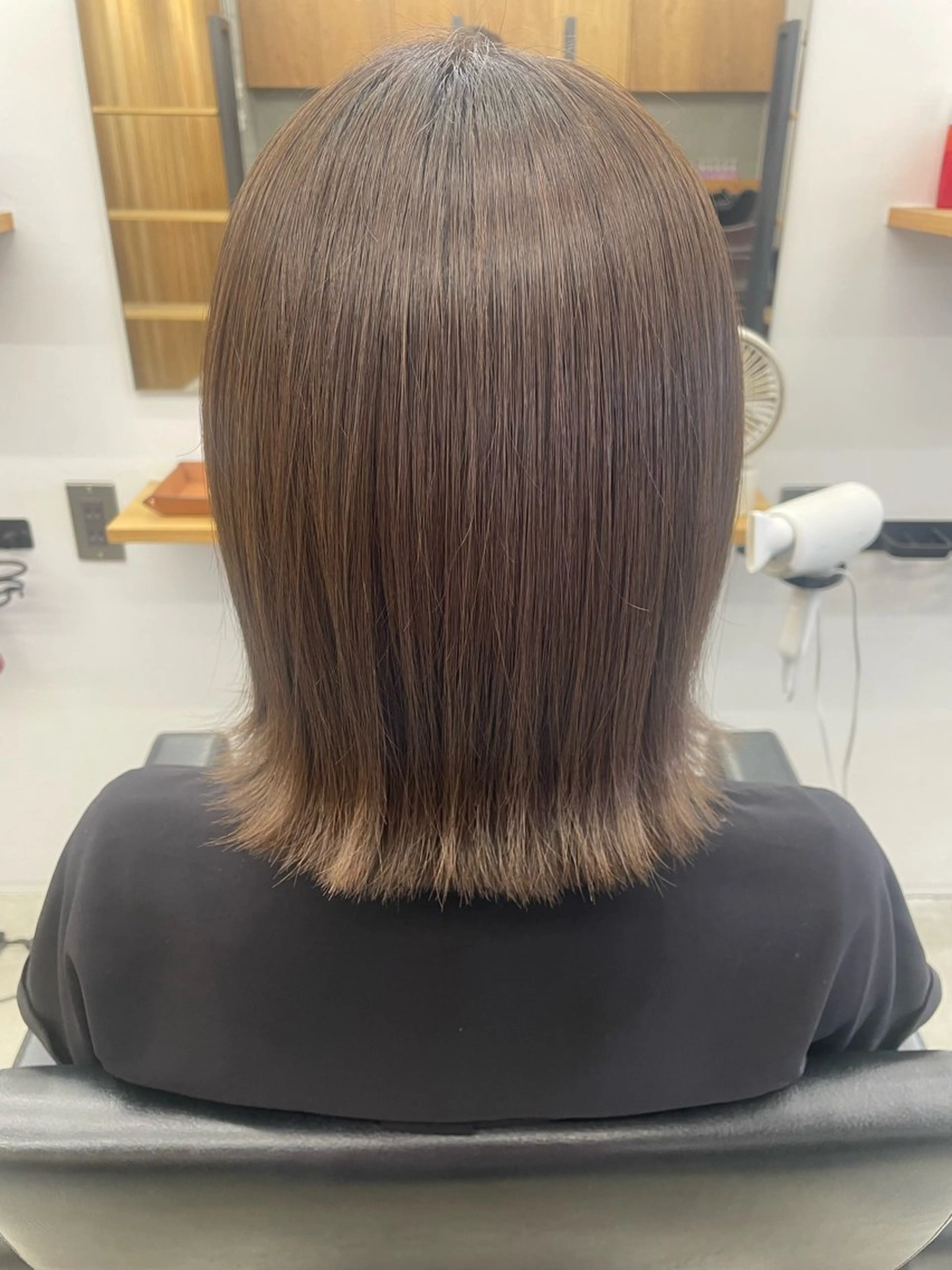 ミディアム カラー 透明感カラー 髪質改善 トリートメント 髪質改善/ハイライト /🌈瀧澤夕花のヘアスタイル