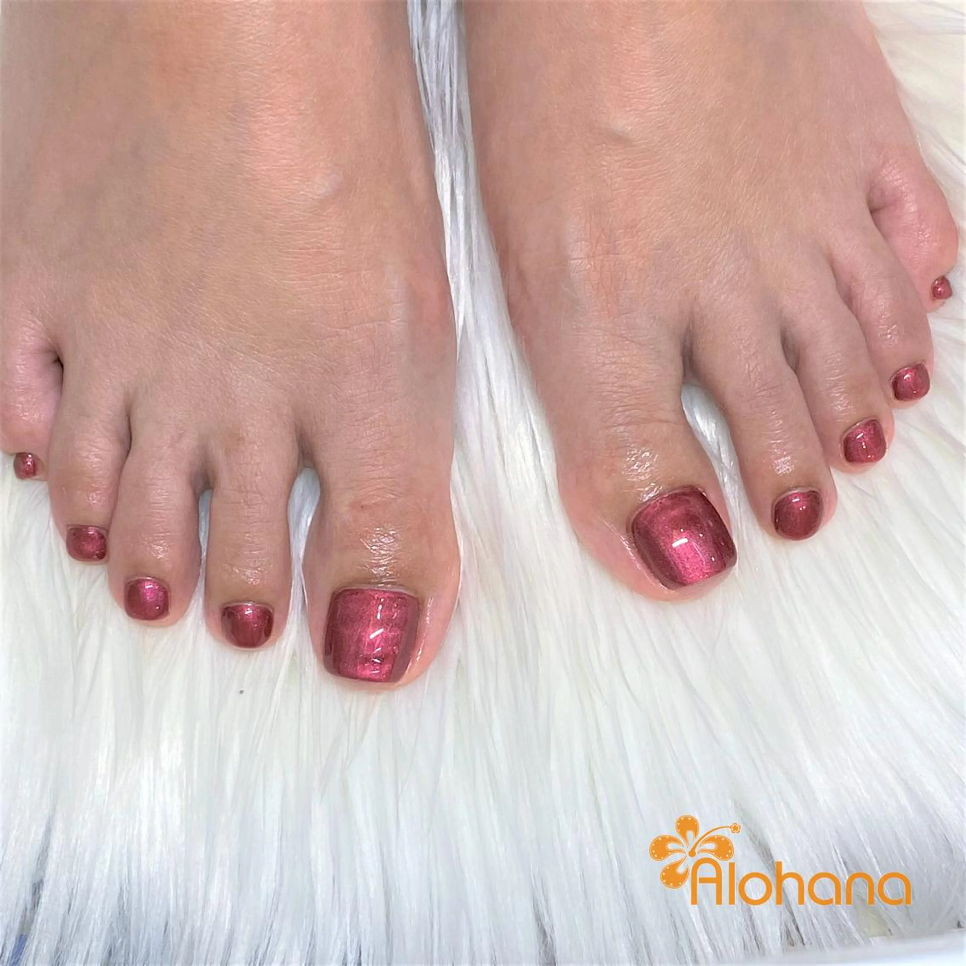 ネイル フットネイル Alohana Minaのネイルデザイン