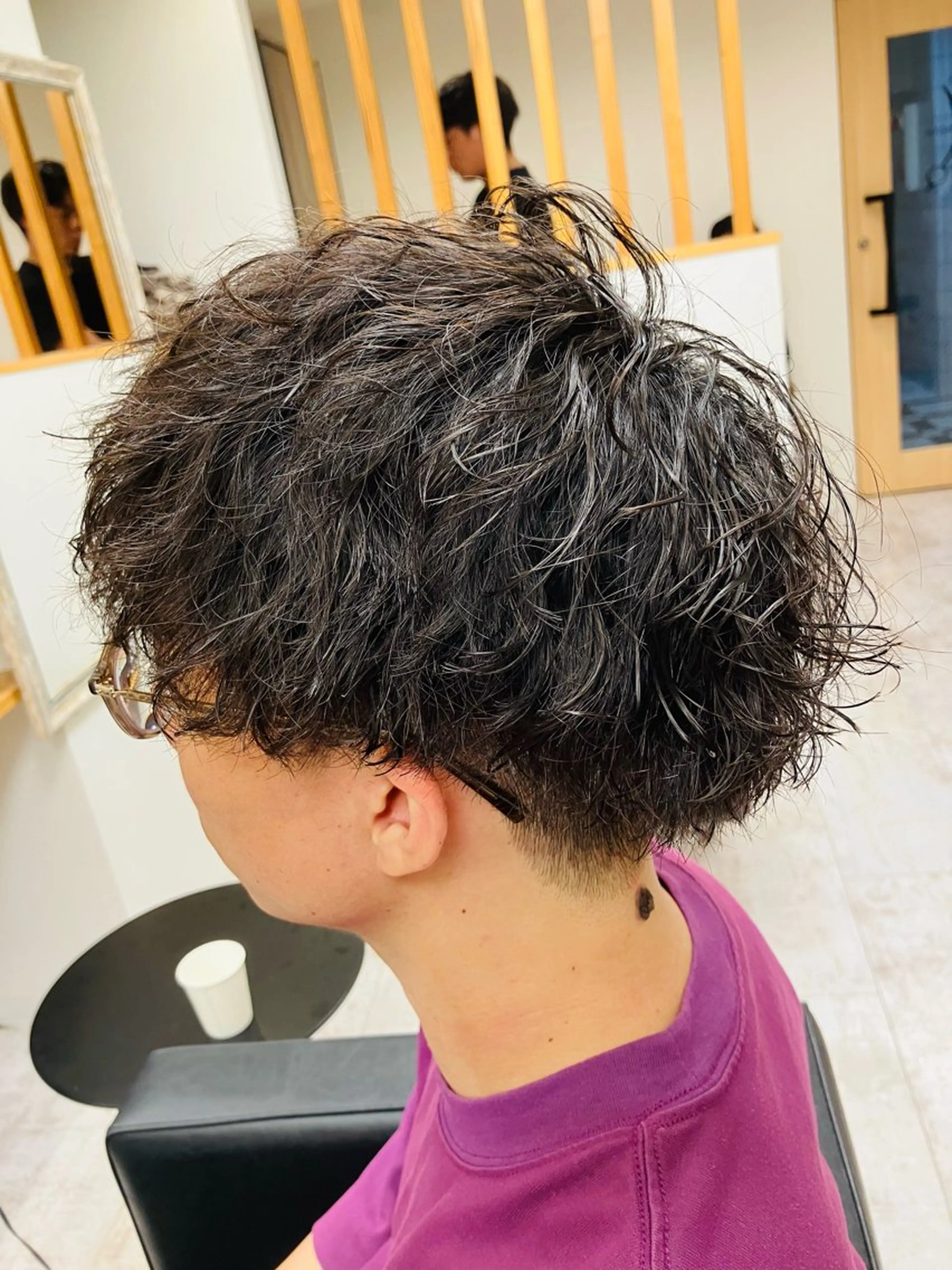 パーマ メンズ カット パーマ メンズ特化/パーマ/ フェードWATARUのヘアスタイル