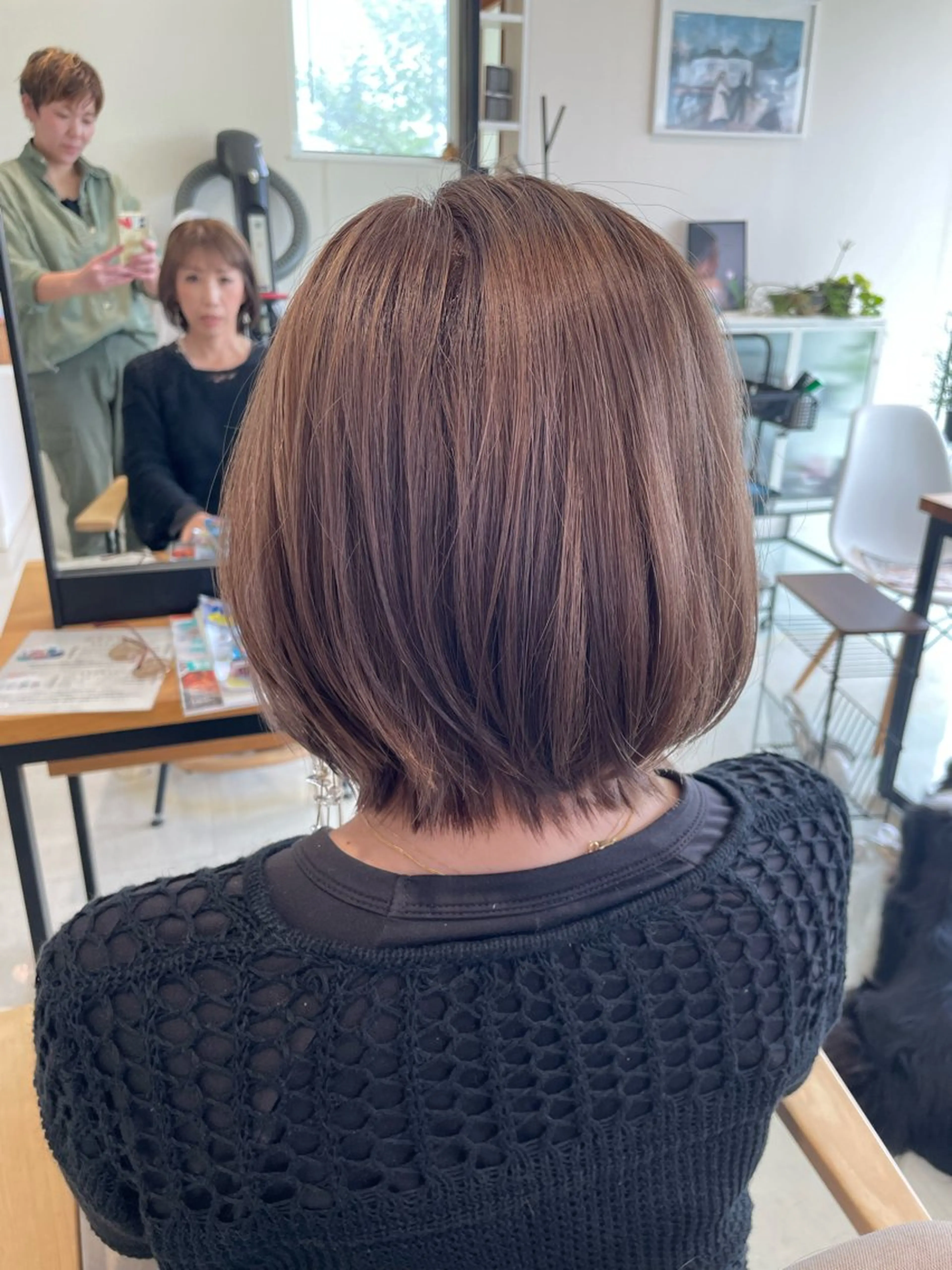 ショート ボブレイヤー ボブ レイヤーカット 片岡 陽子のマツエク・マツパデザイン