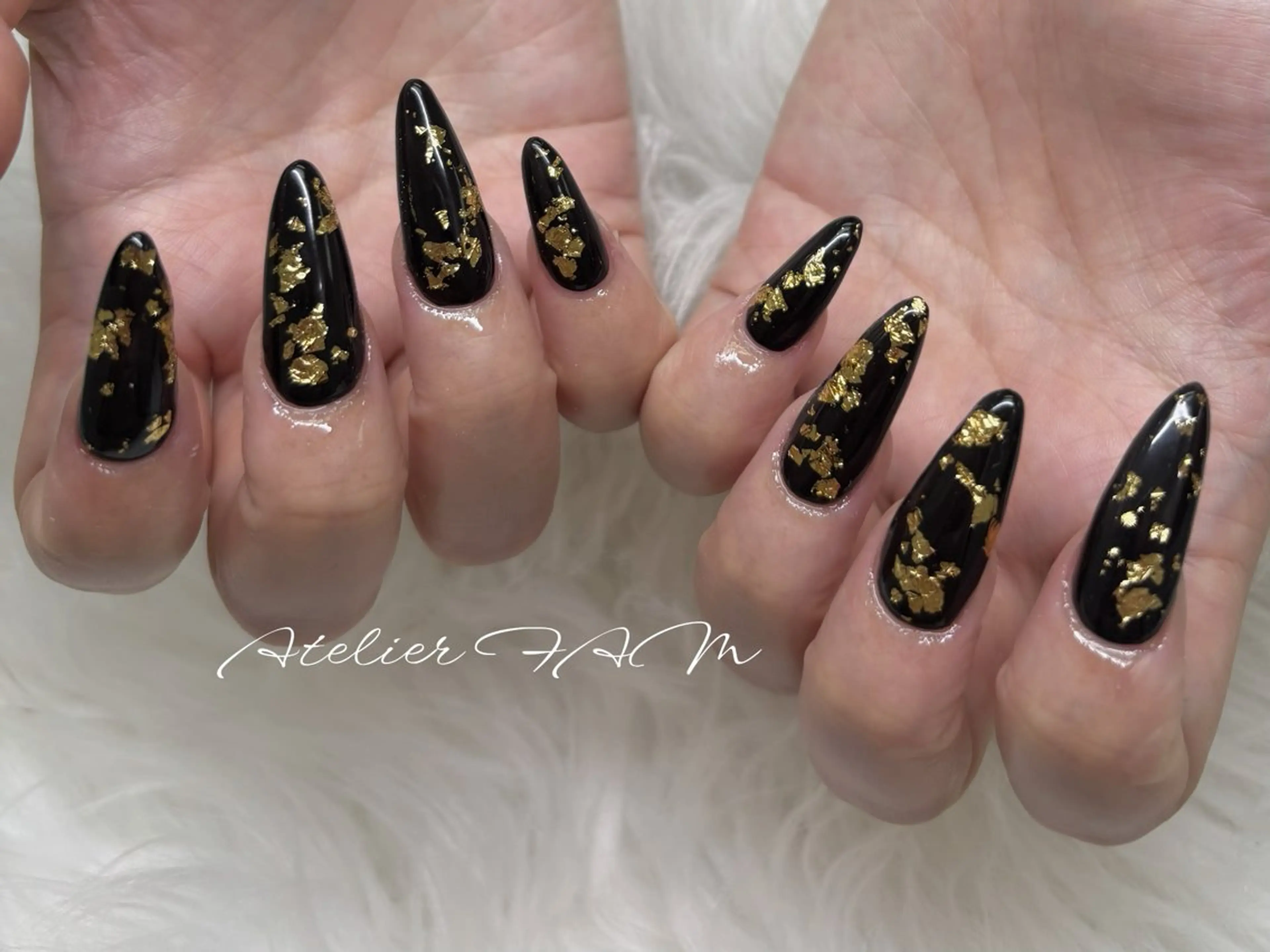 セミロング ハンドネイル アトリエAIHA★ フィルイン推奨サロンのネイルデザイン