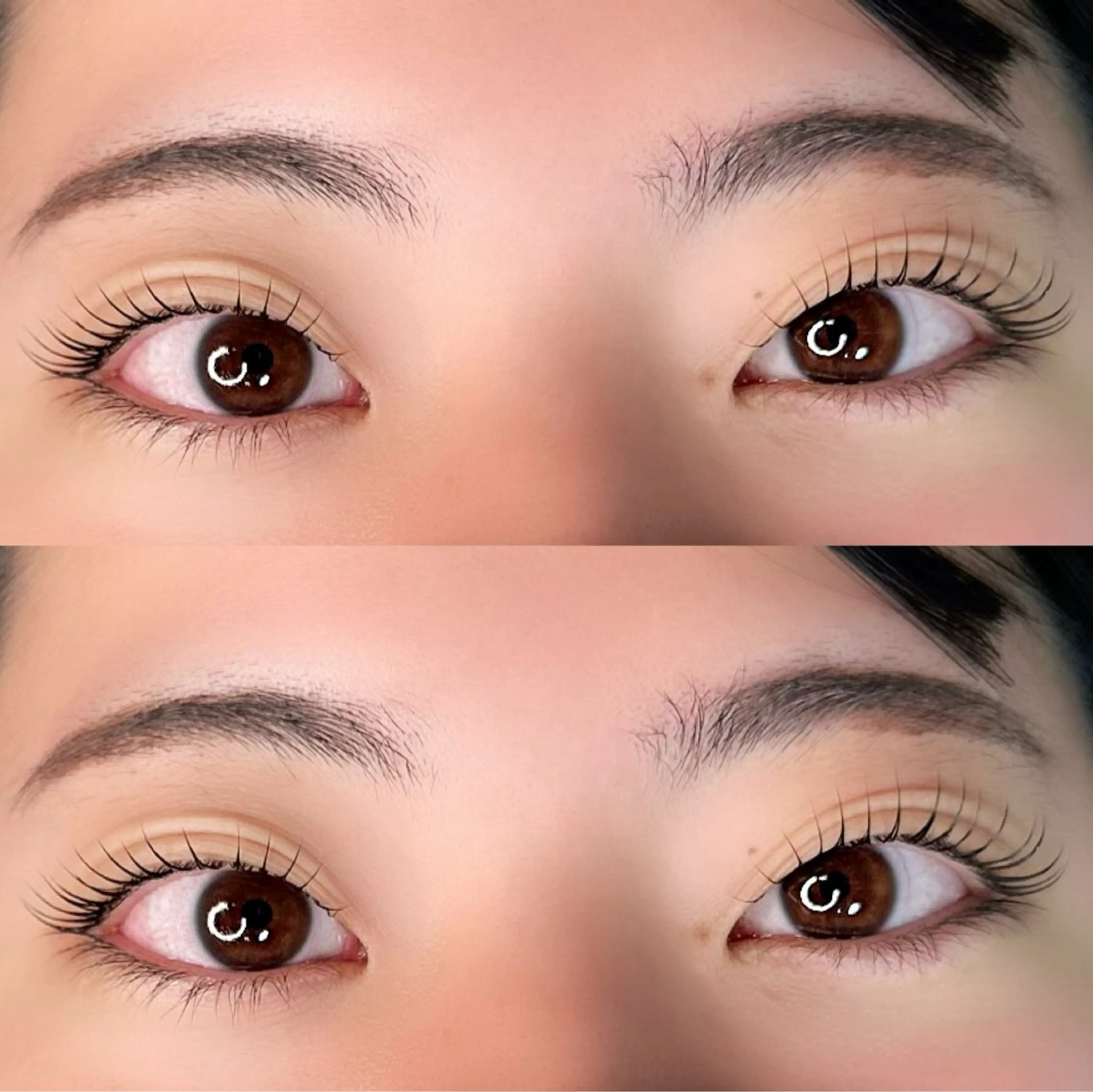 🦋 上下デビュー！中顔面短縮★まつげパーマ(上下)＋ケラチンtr付き！の写真