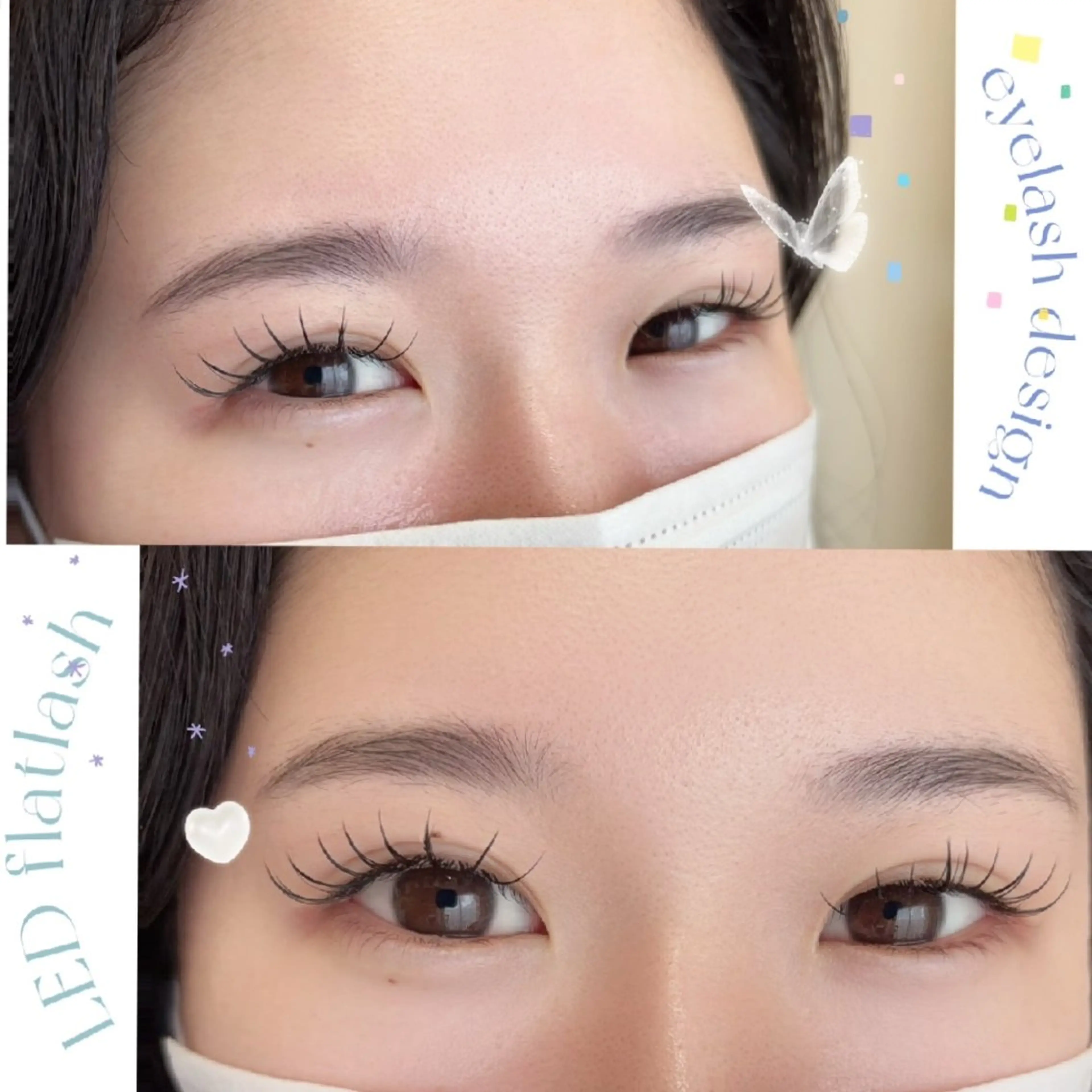 マツエク・マツパ フラットラッシュ マツエク padma eye beautyのマツエク・マツパデザイン