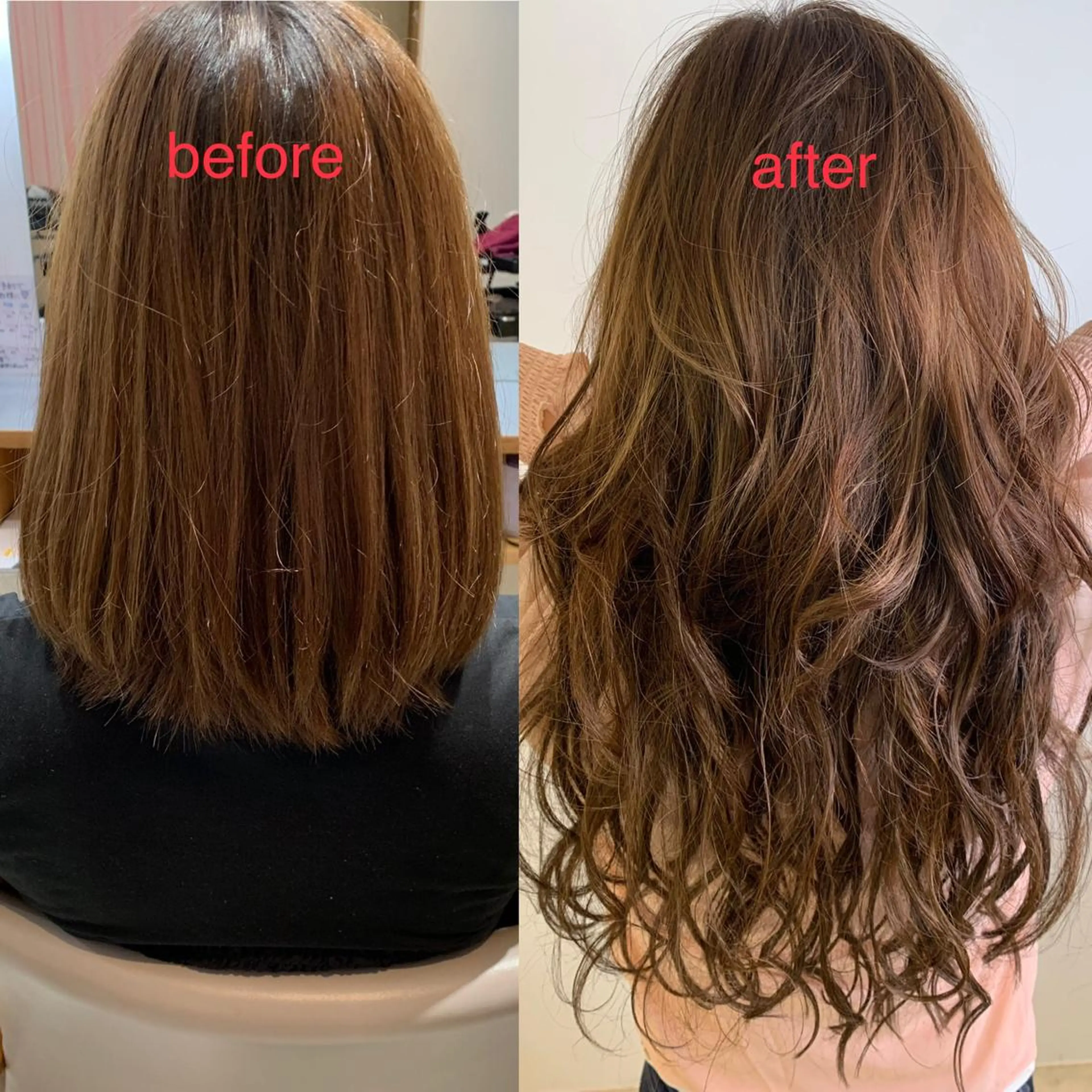 【新規クーポン🌈】艶カラー➕最高級シールエクステ70本➕トリートメント※エクステカット付きの写真