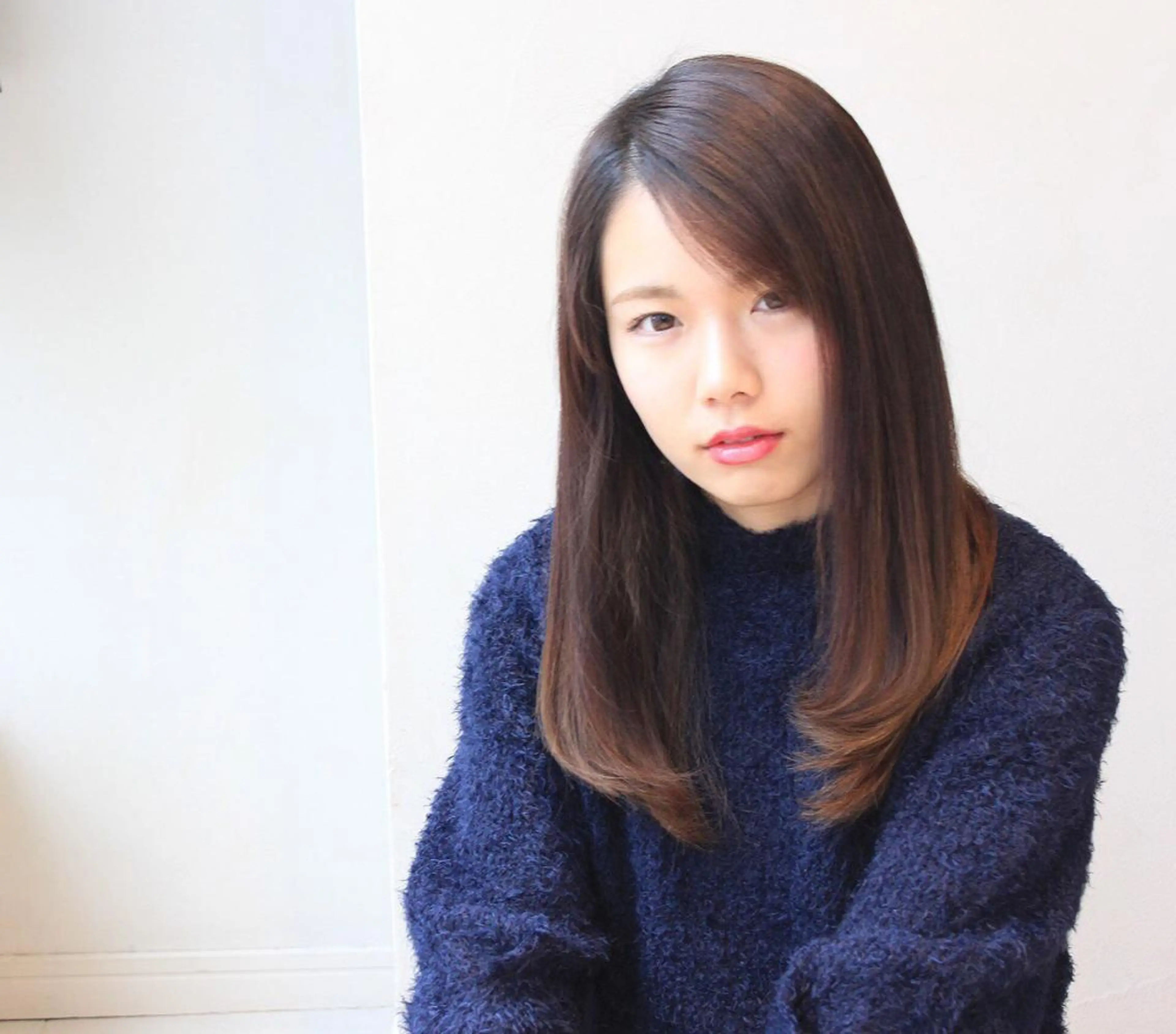 セミロング 河野 薫のヘアスタイル