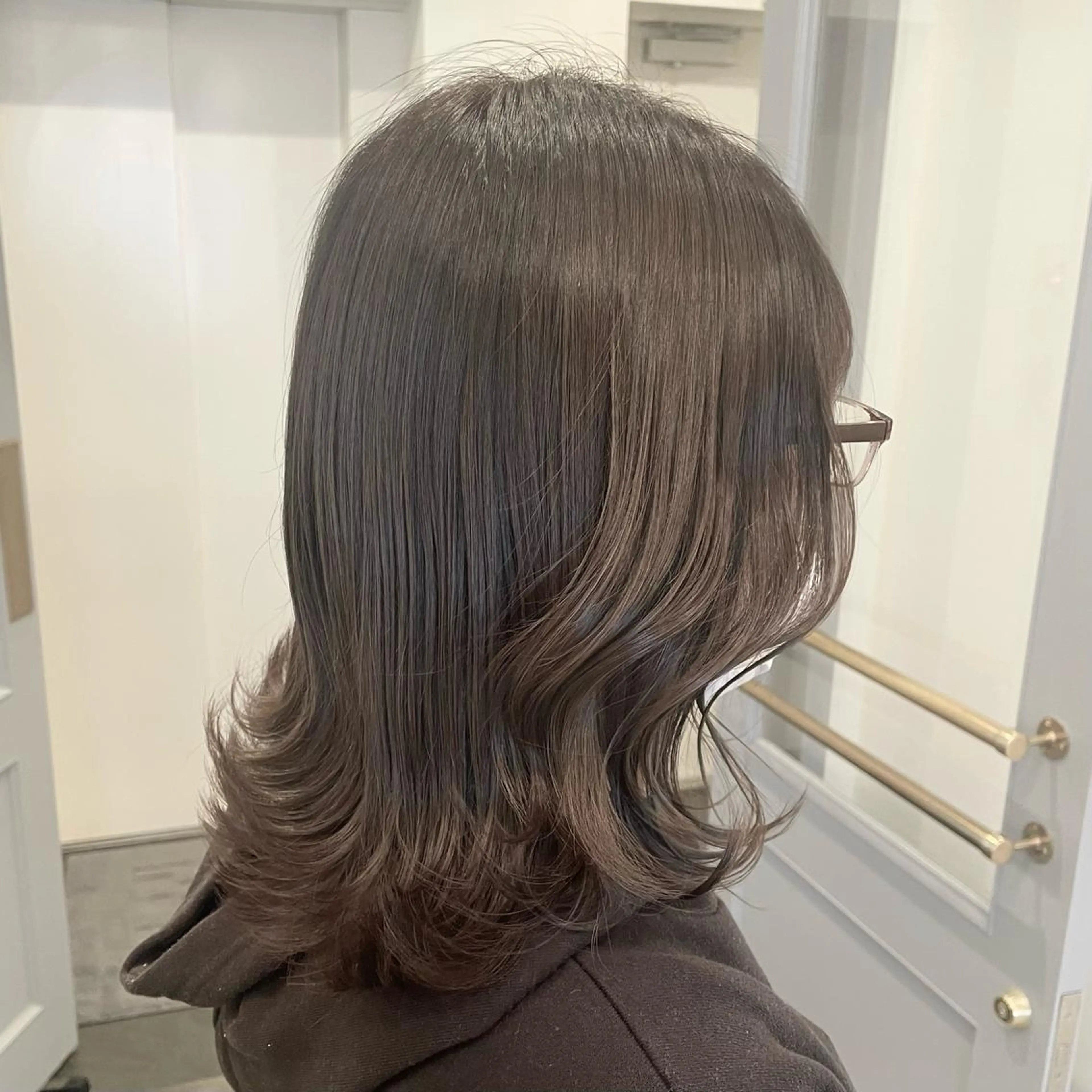 ミディアム 清水 玖琉海のヘアスタイル