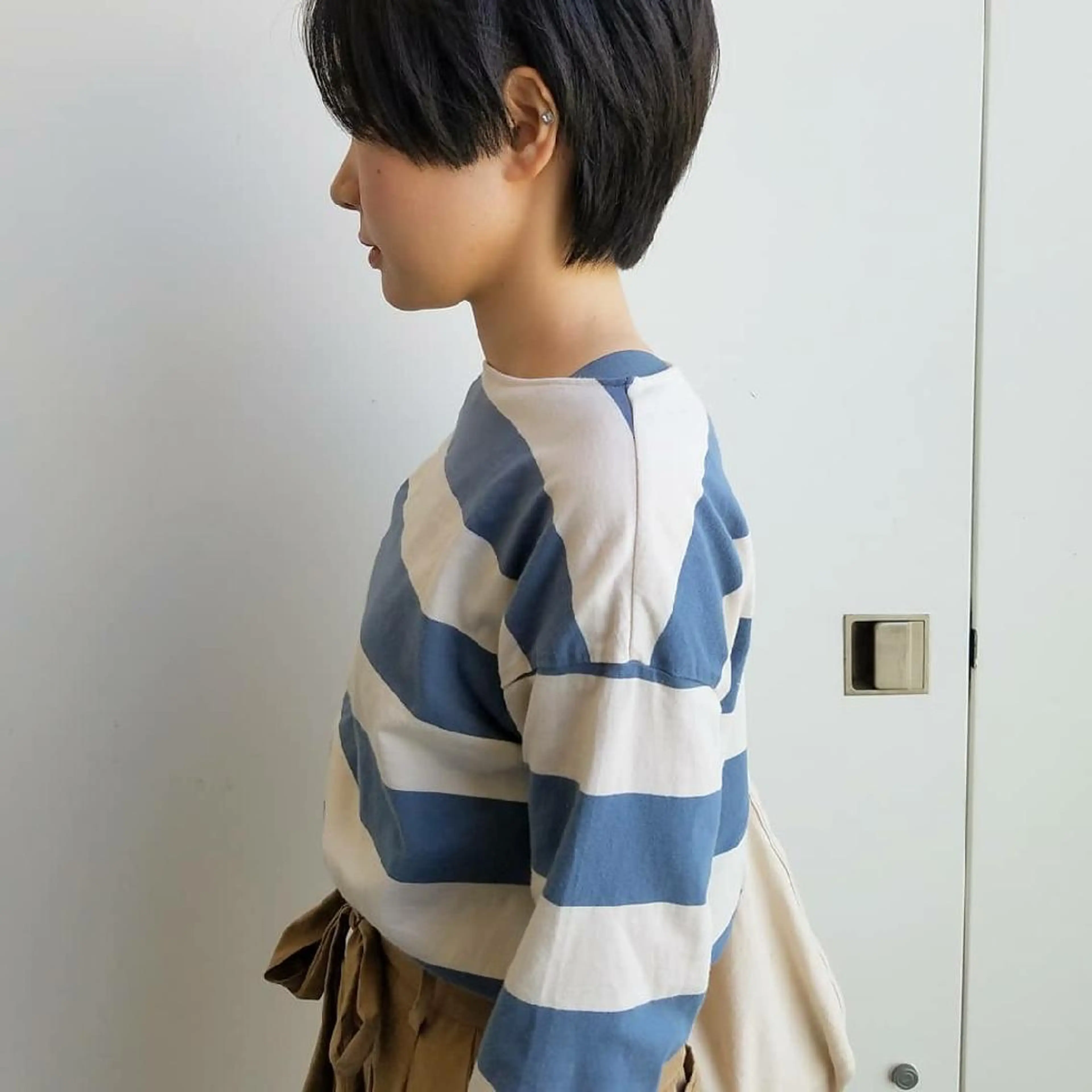 ショート カラー パーマ ヘアアレンジ ショートヘア iplus まつげ、眉毛、耳つぼのマツエク・マツパデザイン