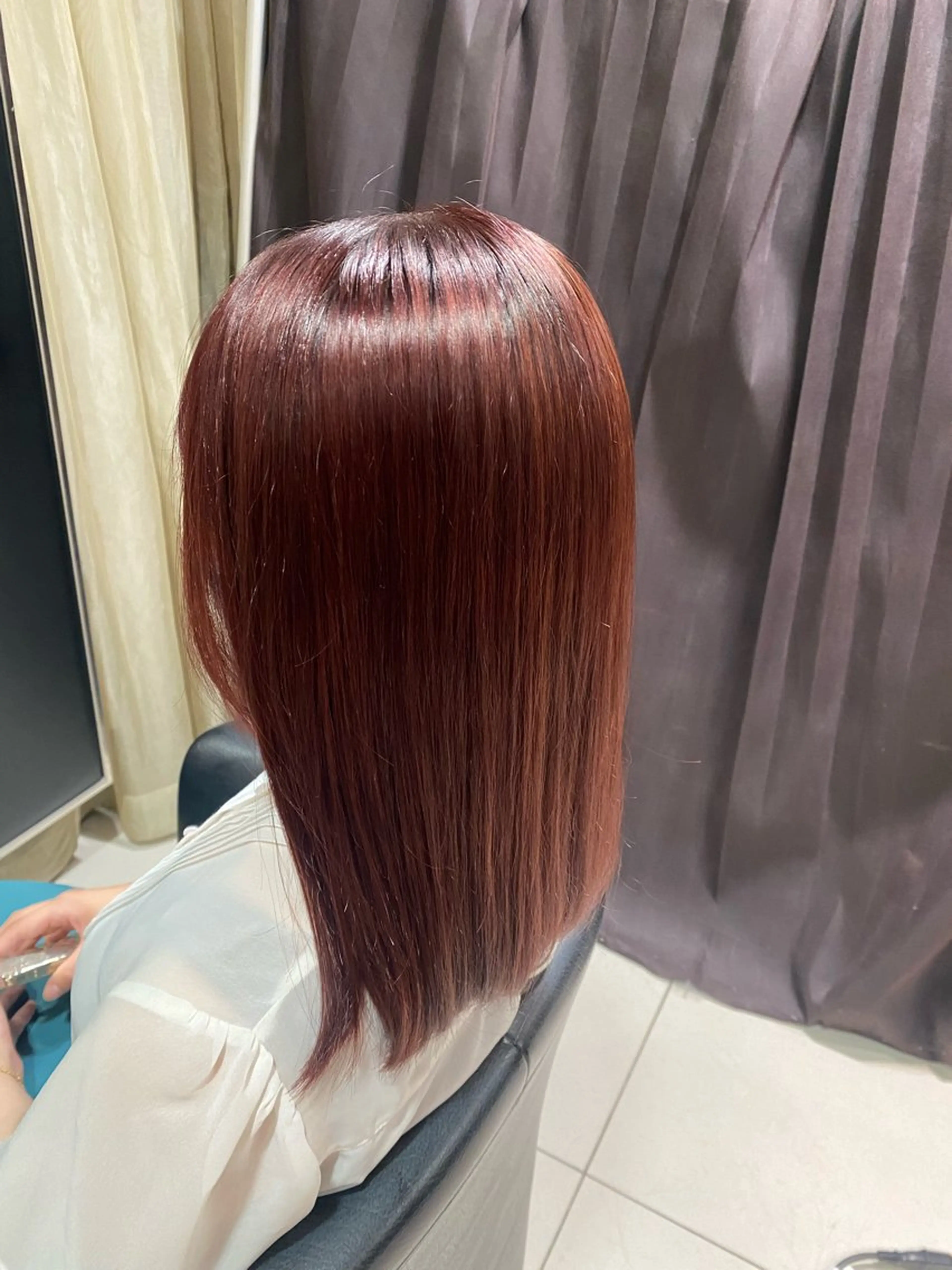 ミディアム ヘアカラー トリートメント 仲宗根 美鈴のヘアスタイル