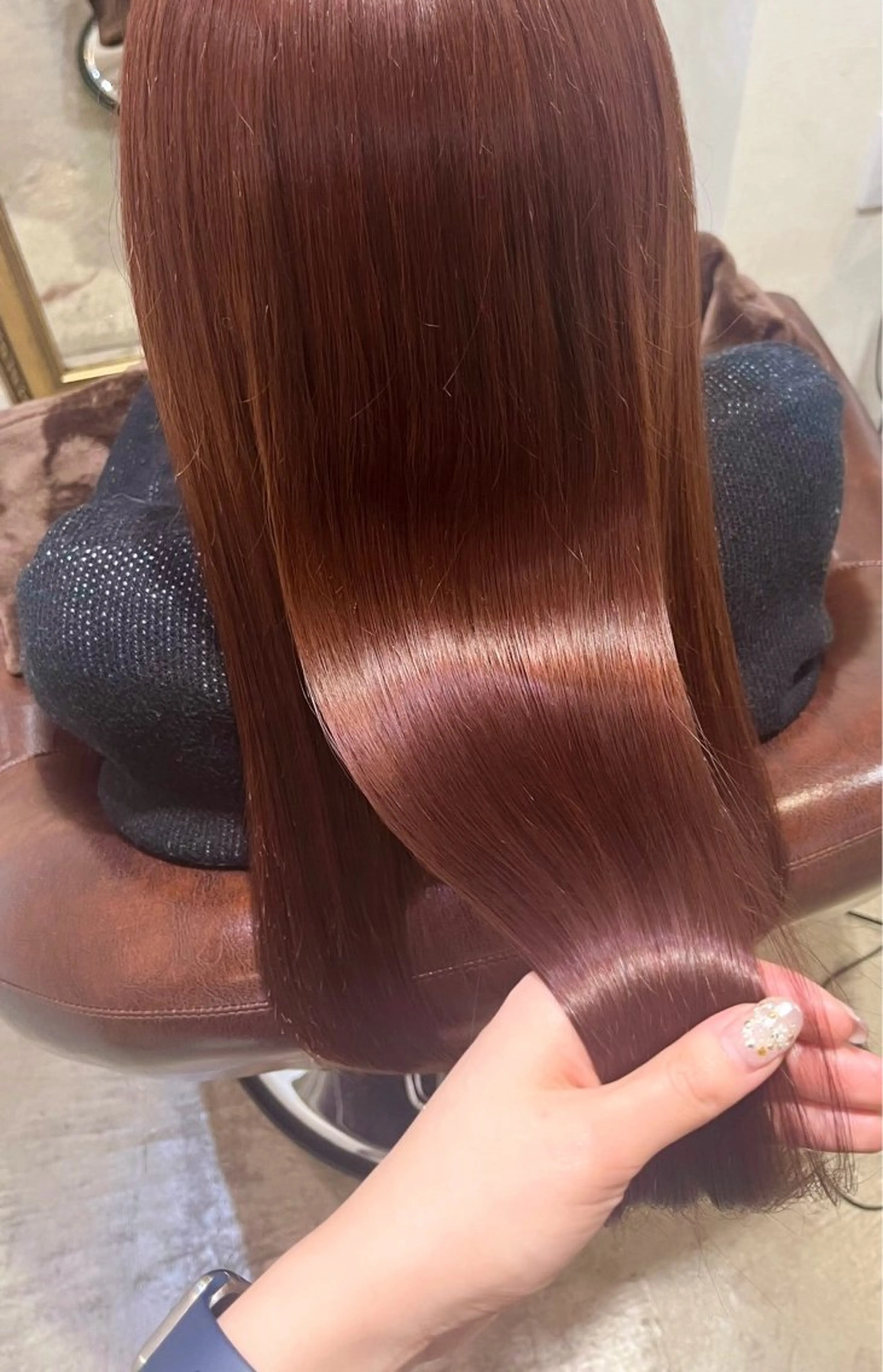 ロング カラー ヘアカラー トリートメント 🎀RUI/髪質改善 /美髪矯正/艶カラーのヘアスタイル