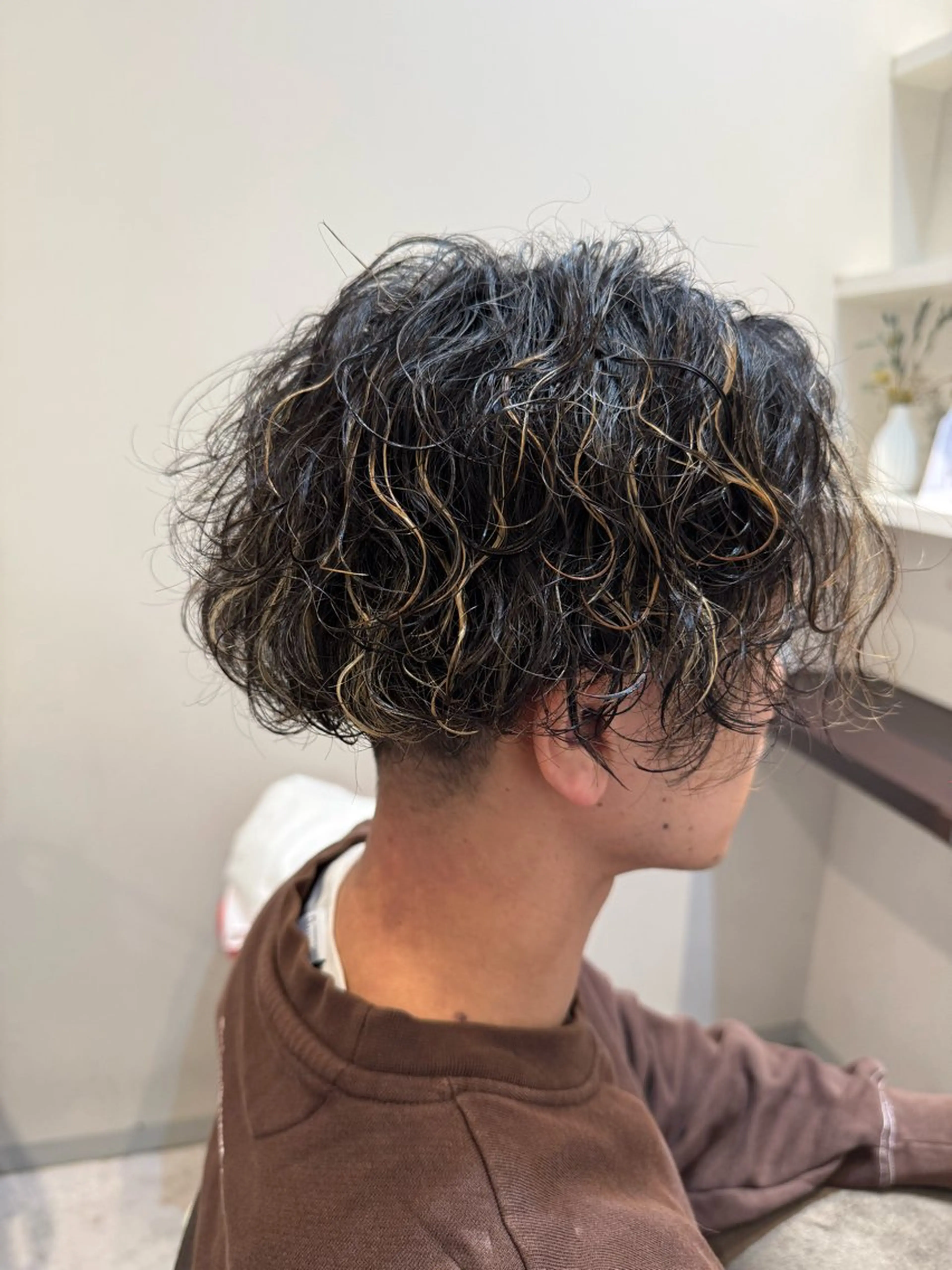 ショート パーマ 田中 拓人のヘアスタイル