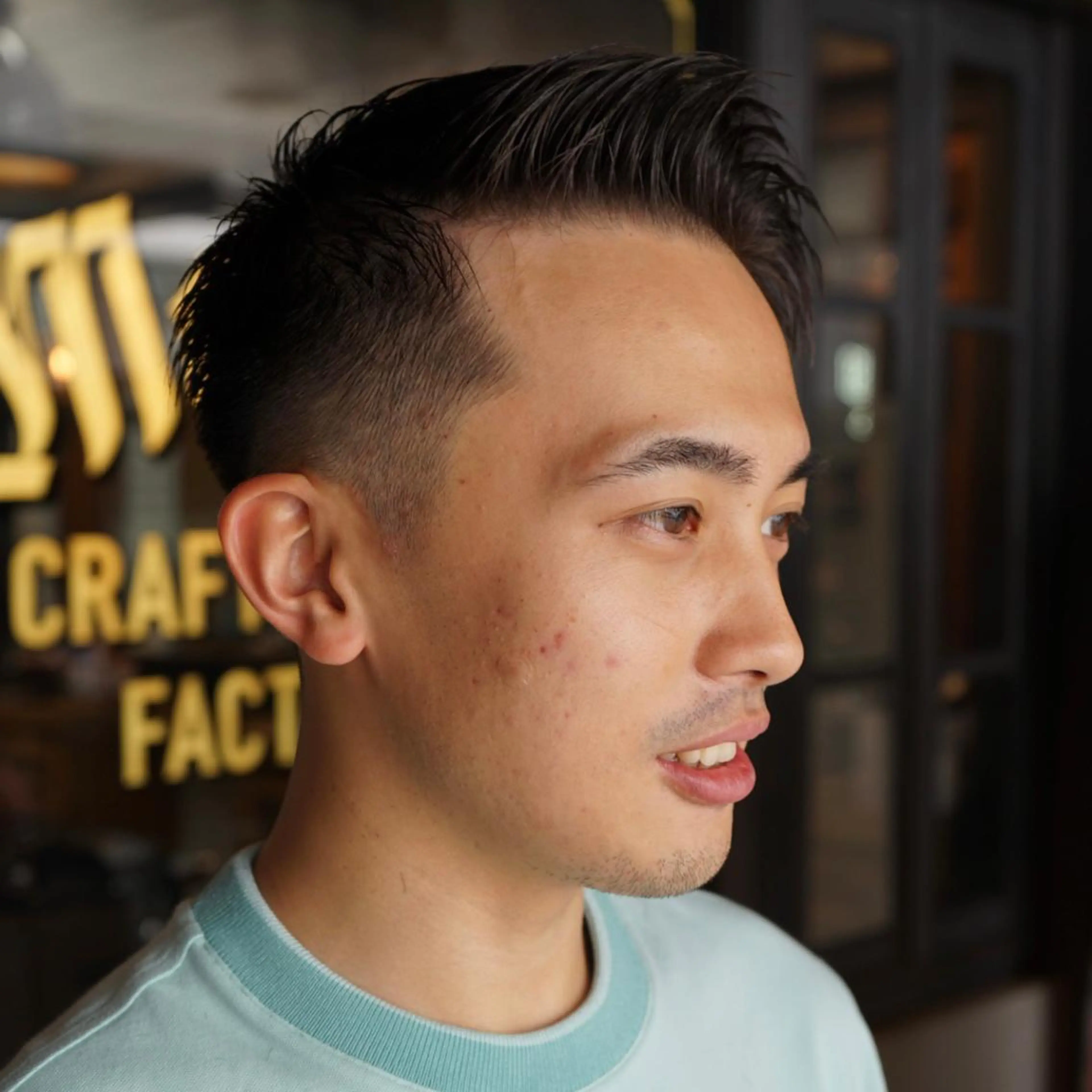 メンズ ビジネス フェードカット スキンフェード 💈AOTA KEISHI💈のヘアスタイル