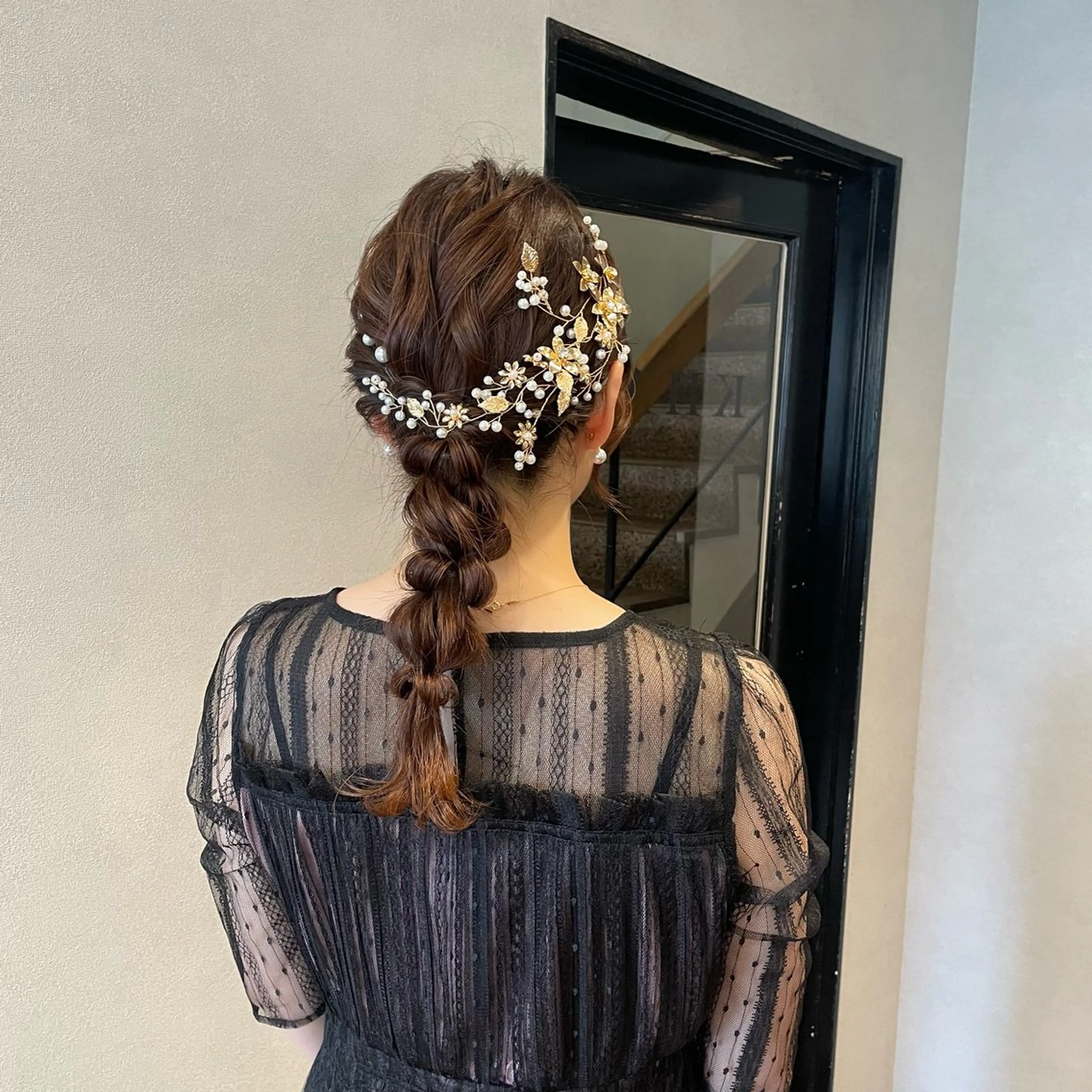 セミロング ヘアアレンジ Rena/メンズヘア /ワンホンヘアのヘアスタイル