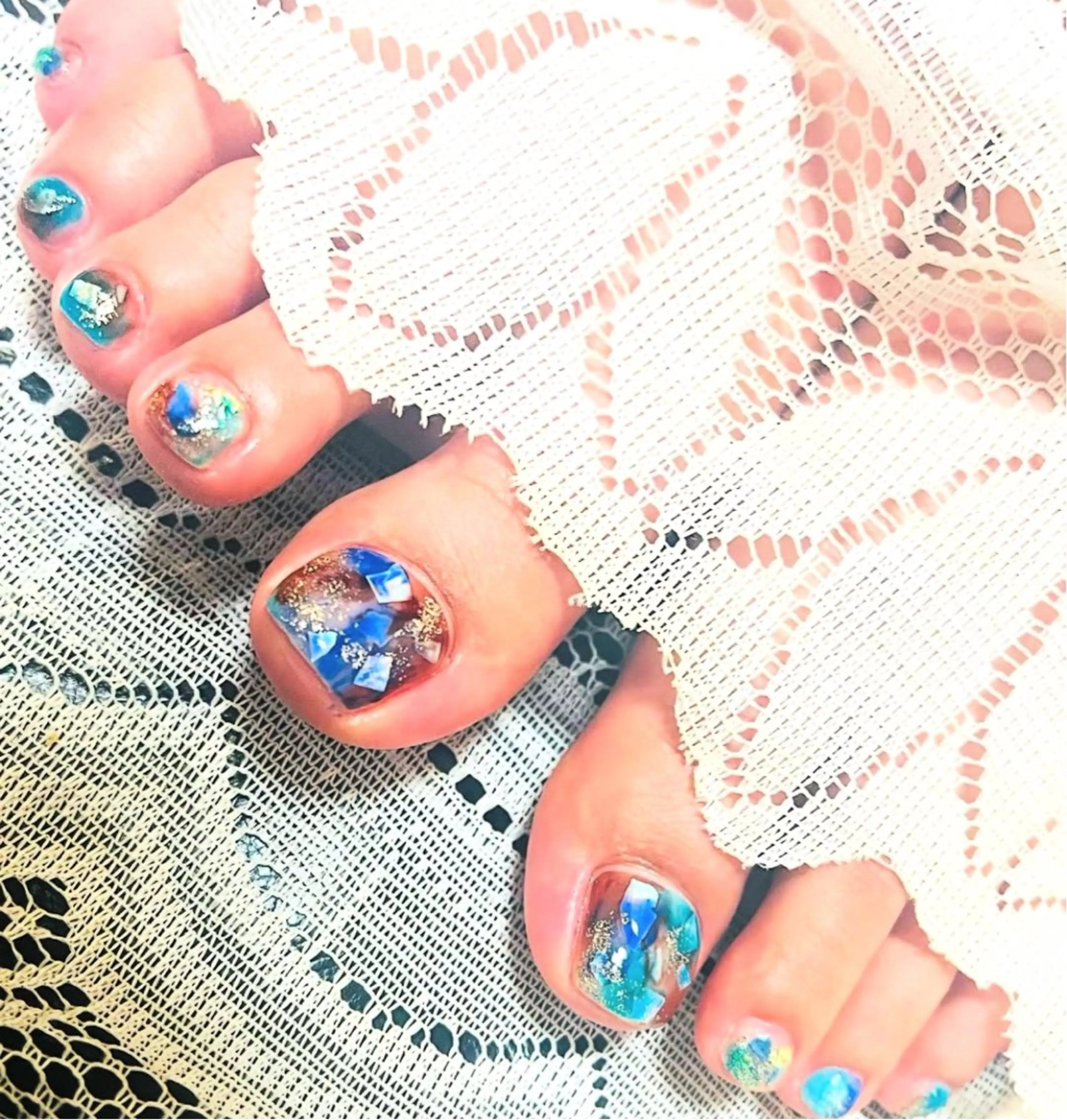 ネイル フットネイル ベテランネイル cnc  nailのネイルデザイン