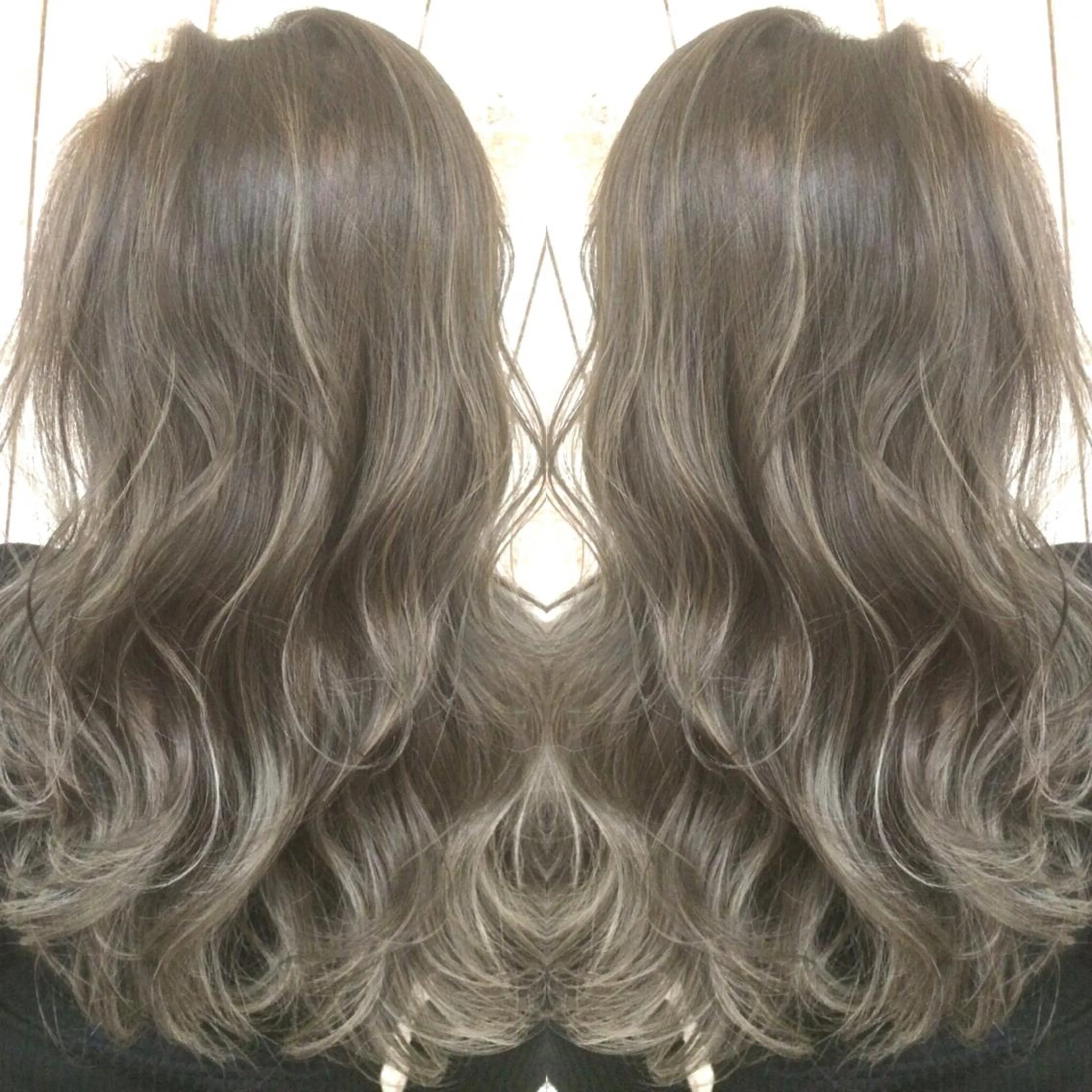 ロング カラー ハイライトカラー イルミナカラー 3Dハイライト ハイライト 縮毛矯正 トリートメント 井上 一平のヘアスタイル