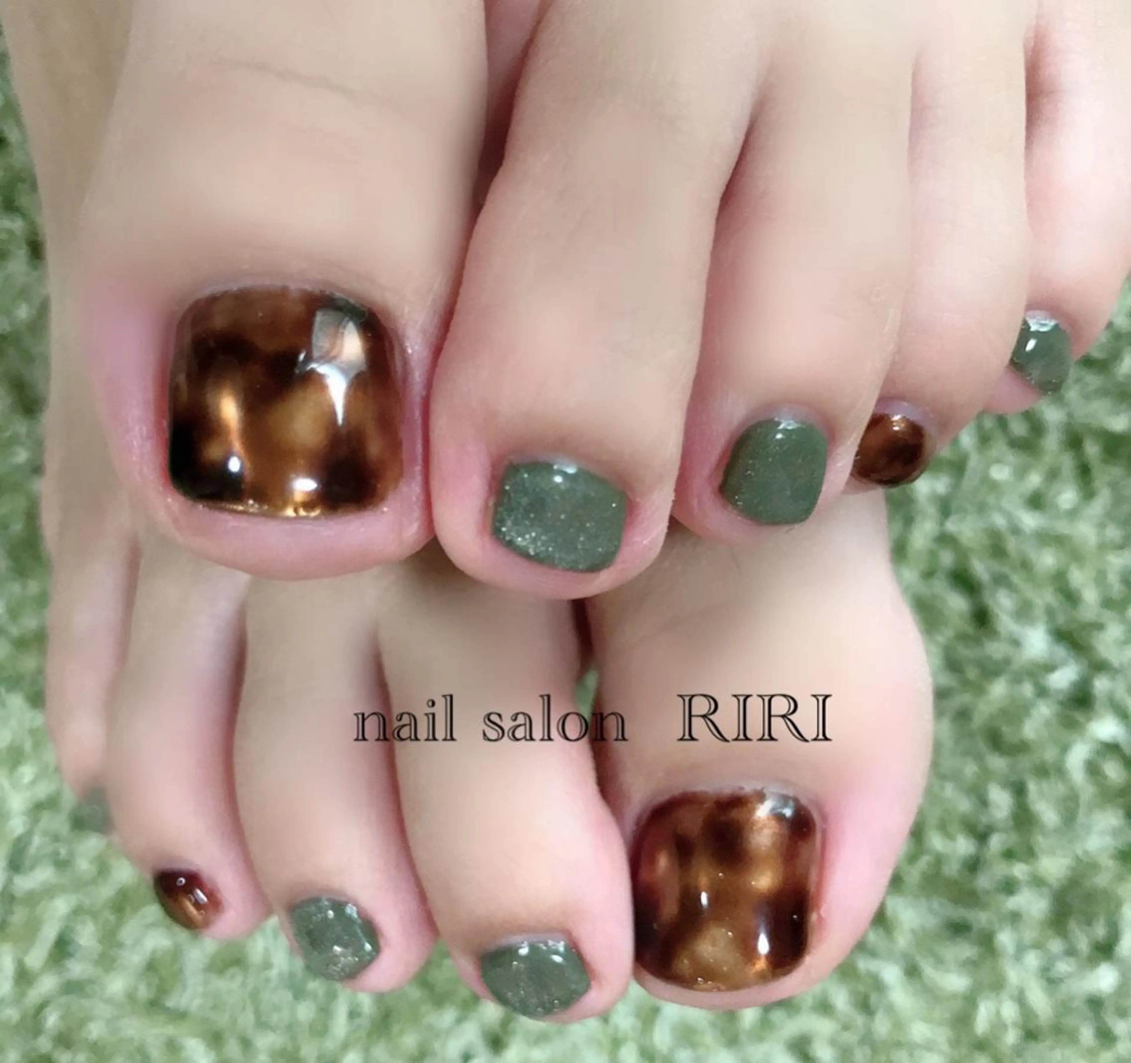 ネイル べっ甲ネイル マグネットネイル private  nail  salon RIRI所属・RIRI リリのネイルデザイン