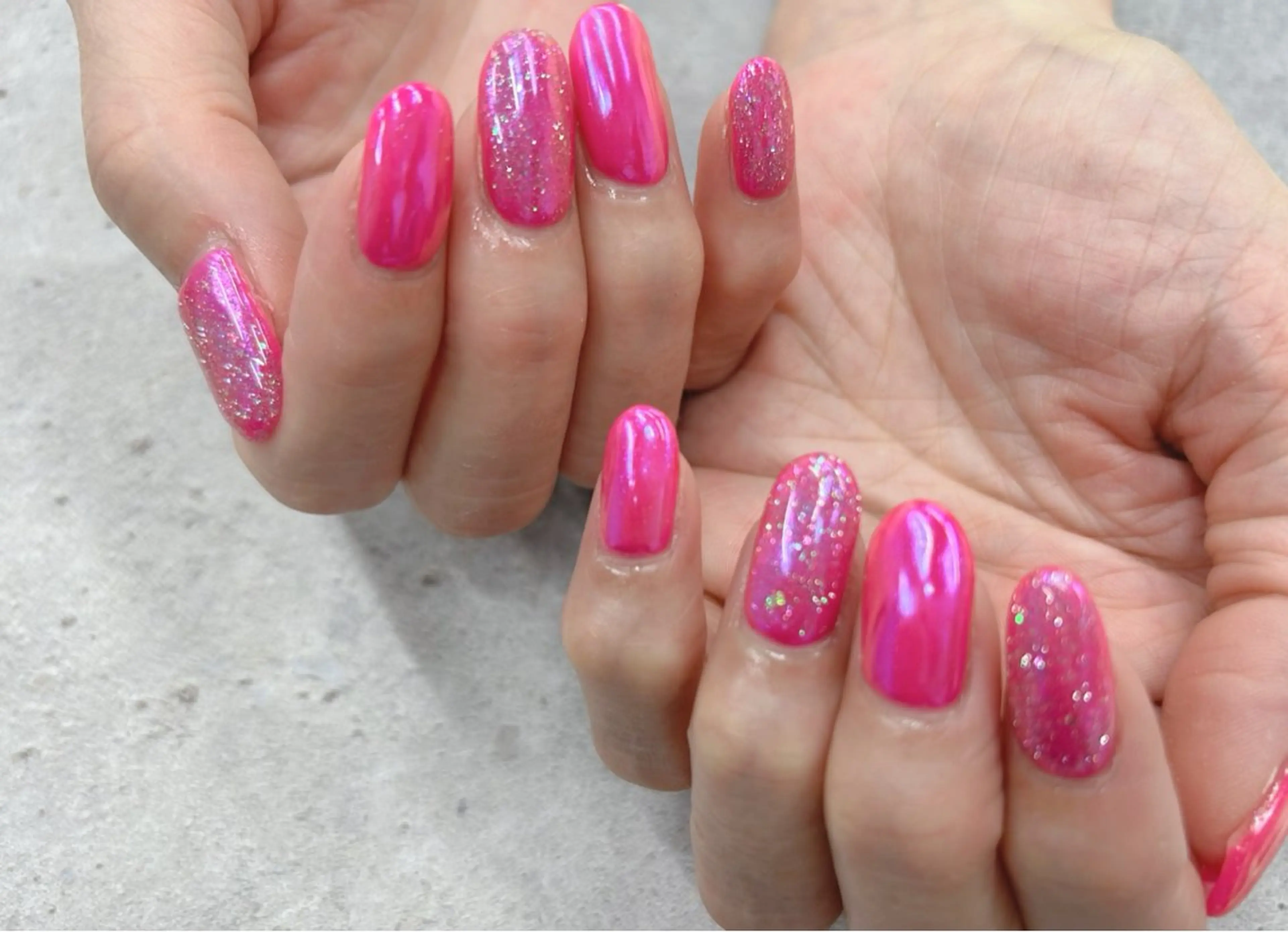 ネイル ラメ(グリッター) ハンドネイル Nail Salon agré所属・agré ネイルサロン アグレのネイルデザイン