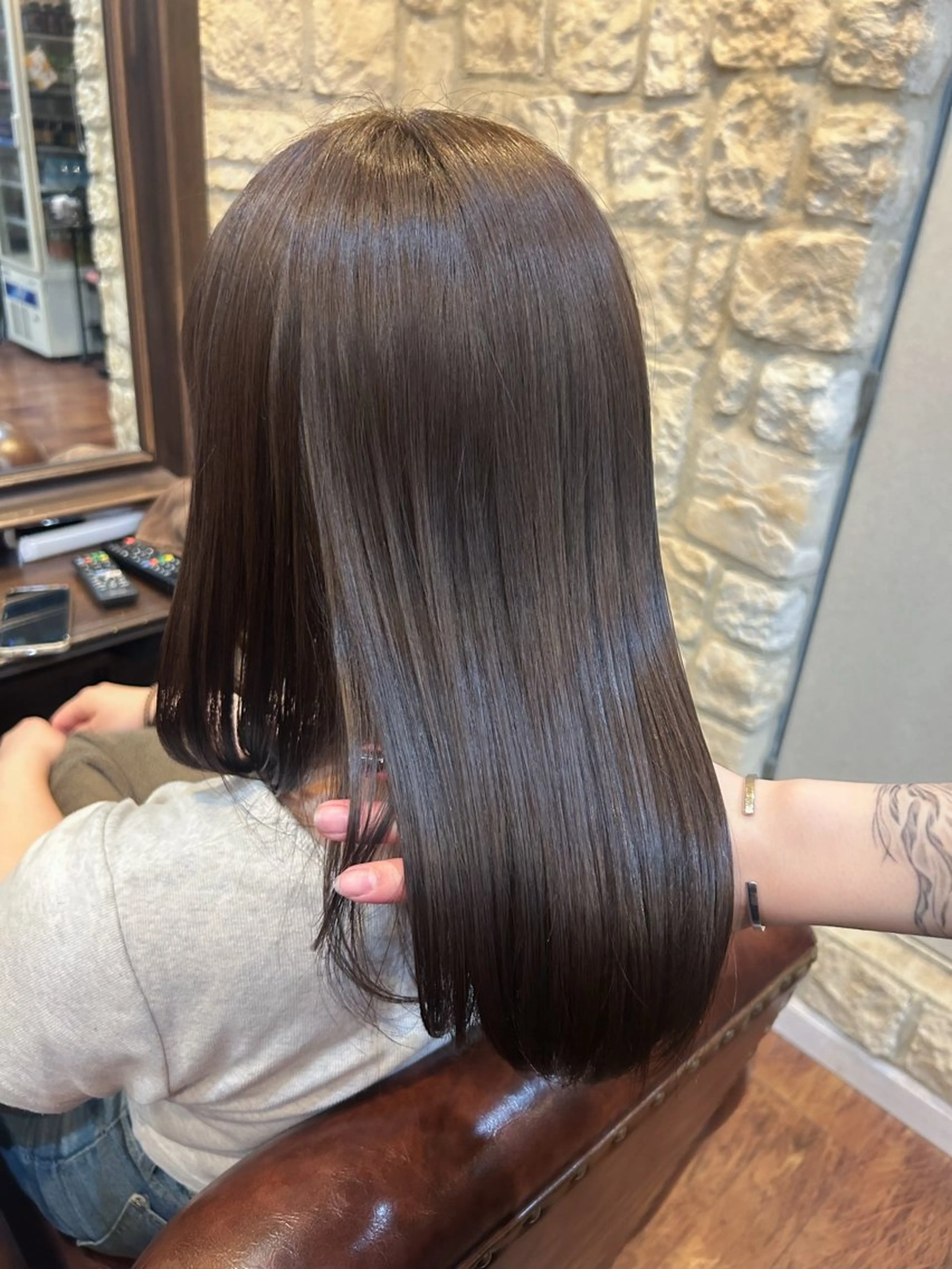 ミディアム カラー ブラウンカラー 透明感カラー 🪼宮当 亜海🪼のヘアスタイル