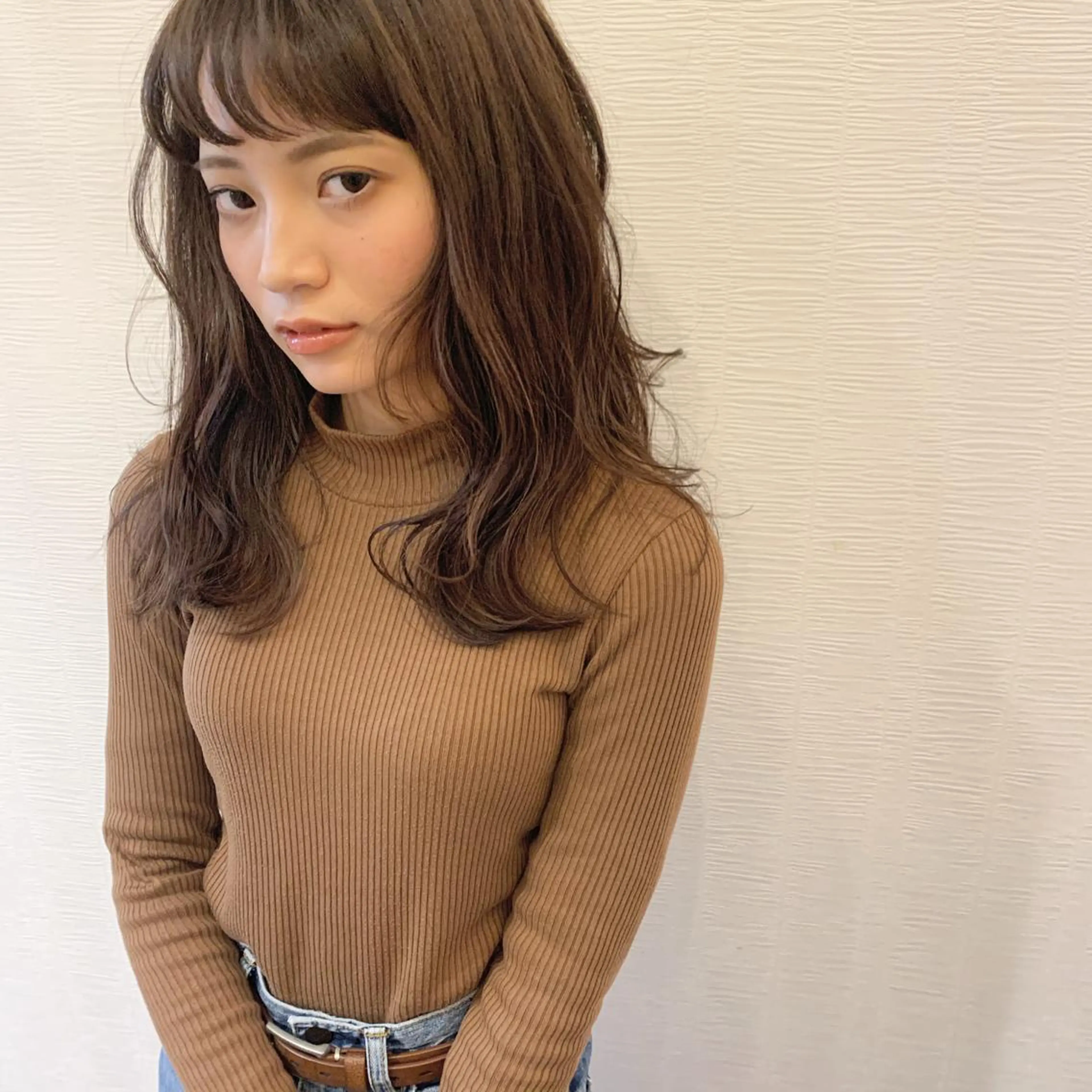 セミロング カラー ブラウンカラー ショコラブラウン グラデーションカラー カット ヘアカラー トリートメント 池田 真由美のヘアスタイル