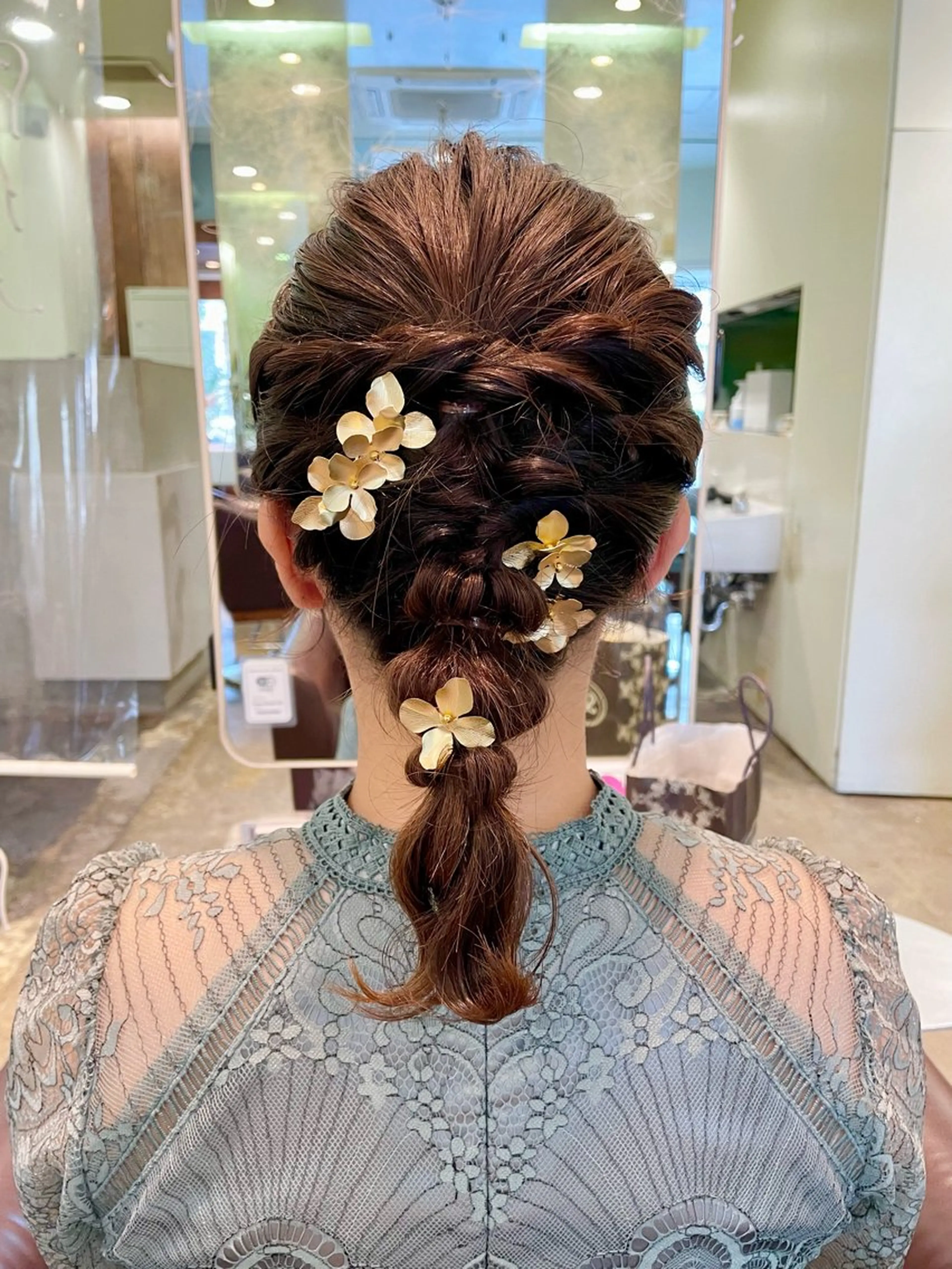 ヘアアレンジ ヘアセット 中村 碧のヘアスタイル