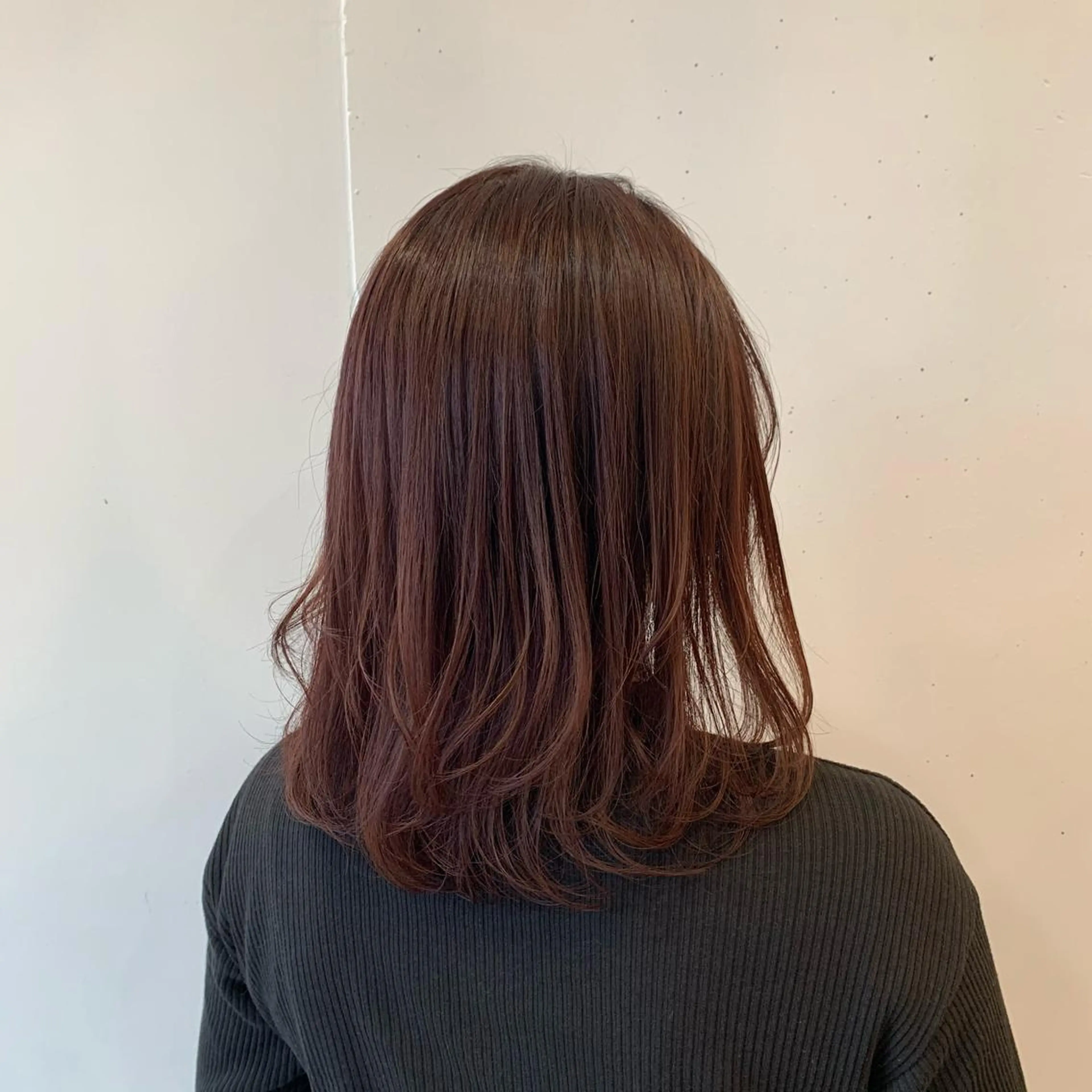 ミディアム カラー まろやかカラー🤎 みなとまほのヘアスタイル