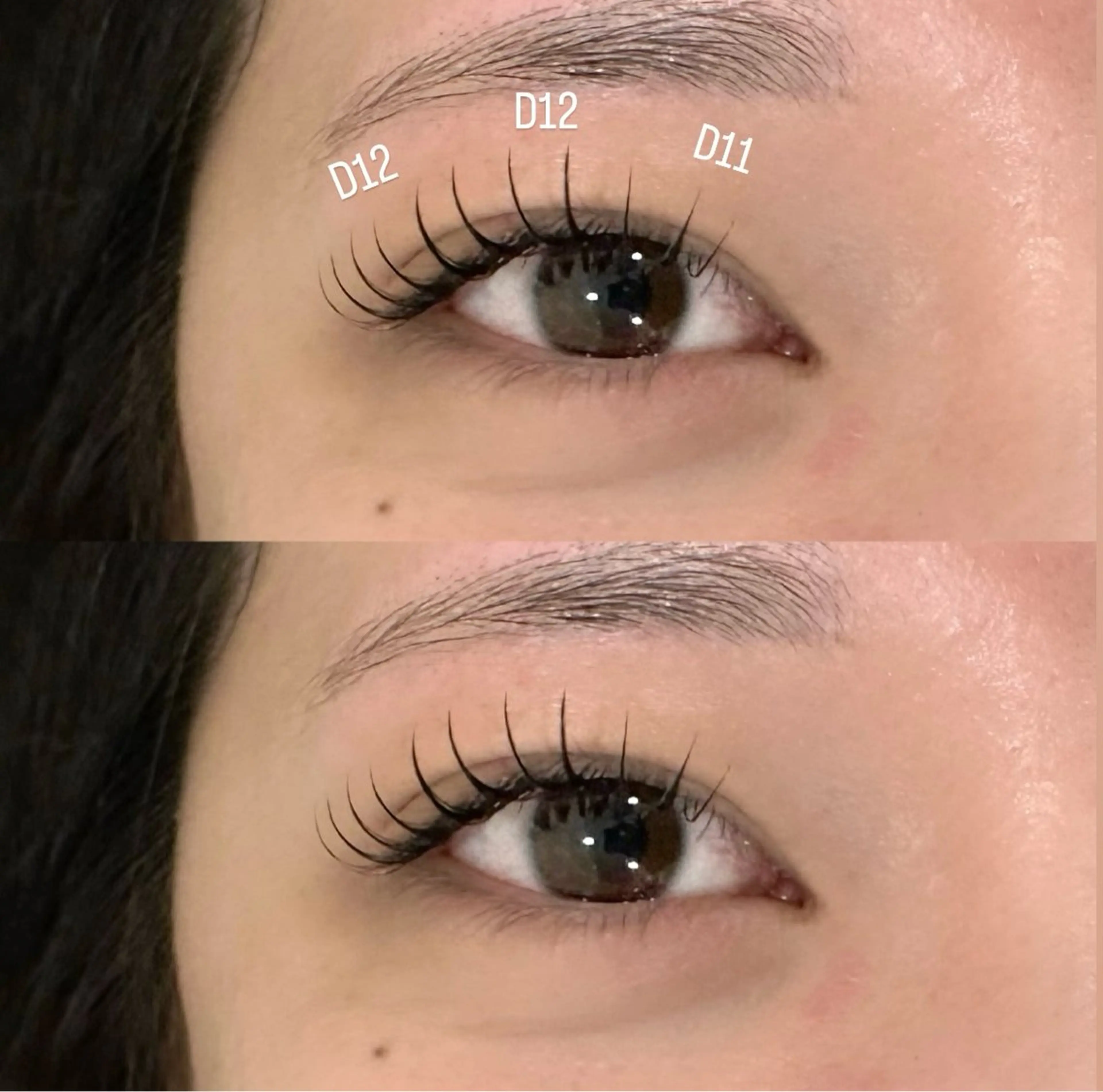 フラットラッシュ120本+眉毛wax脱毛¥10000✨の写真