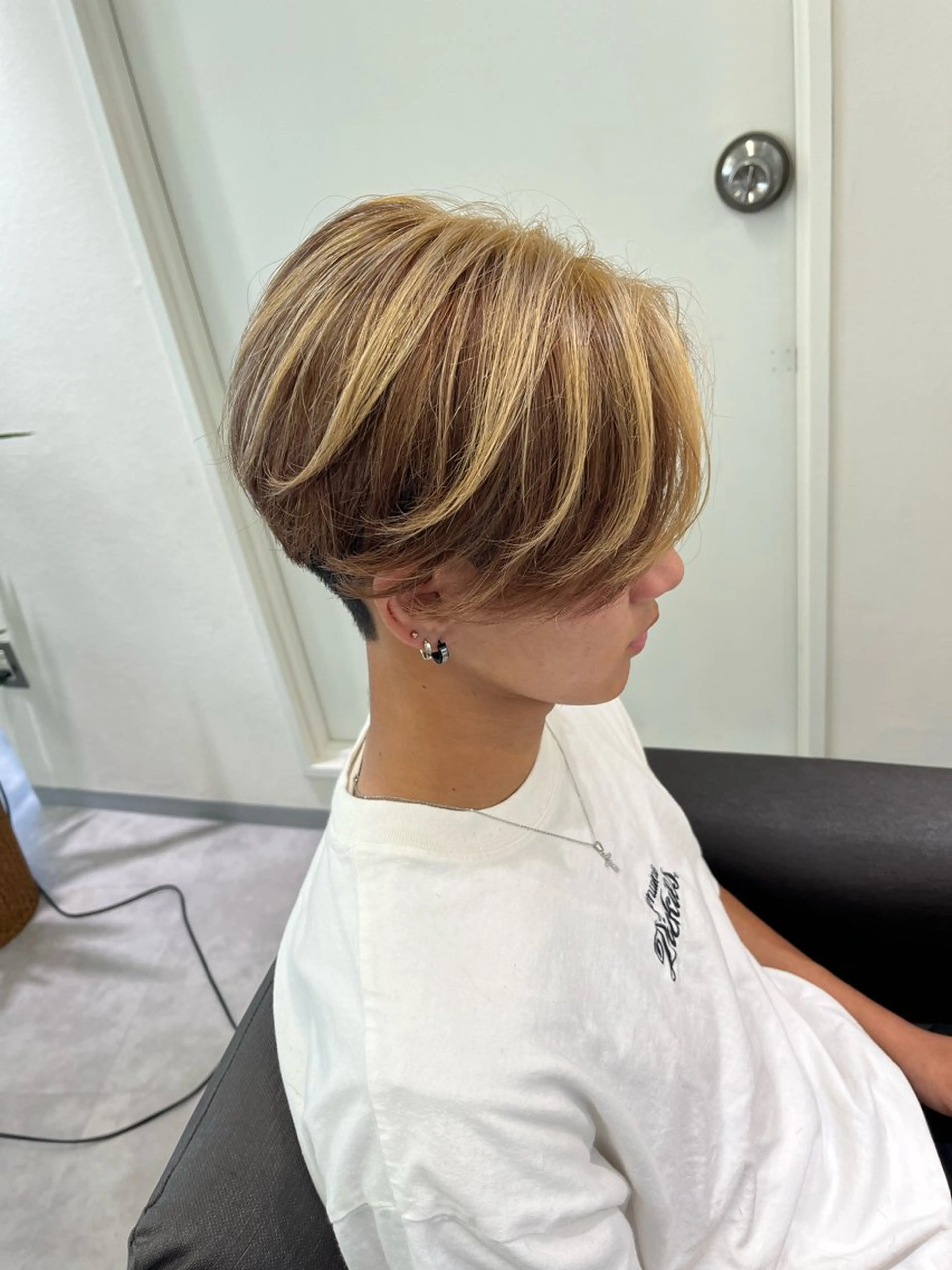 カラー メンズ 藤川 克己のヘアスタイル