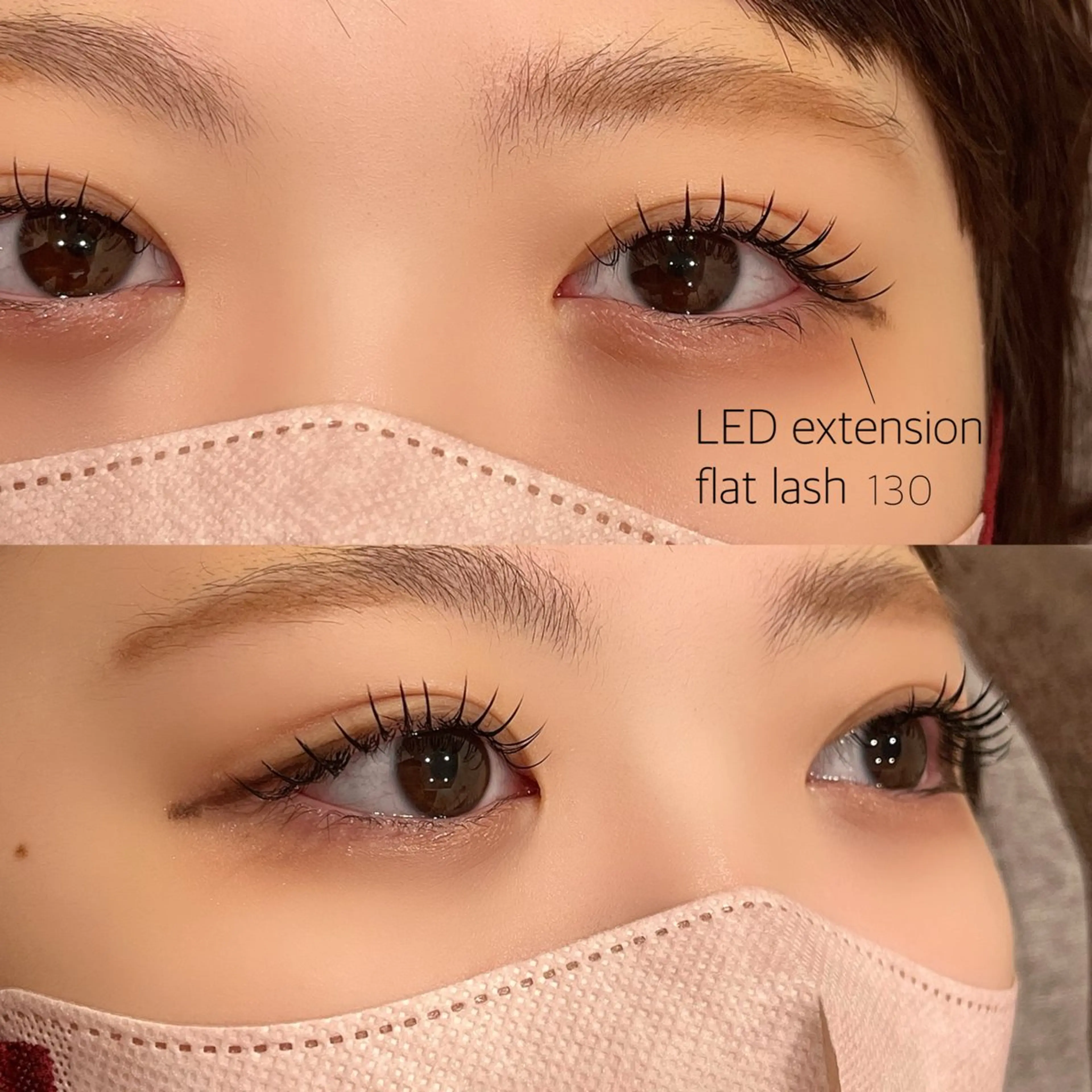 マツエク・マツパ フラットラッシュ EYE405 fukuyamaのマツエク・マツパデザイン