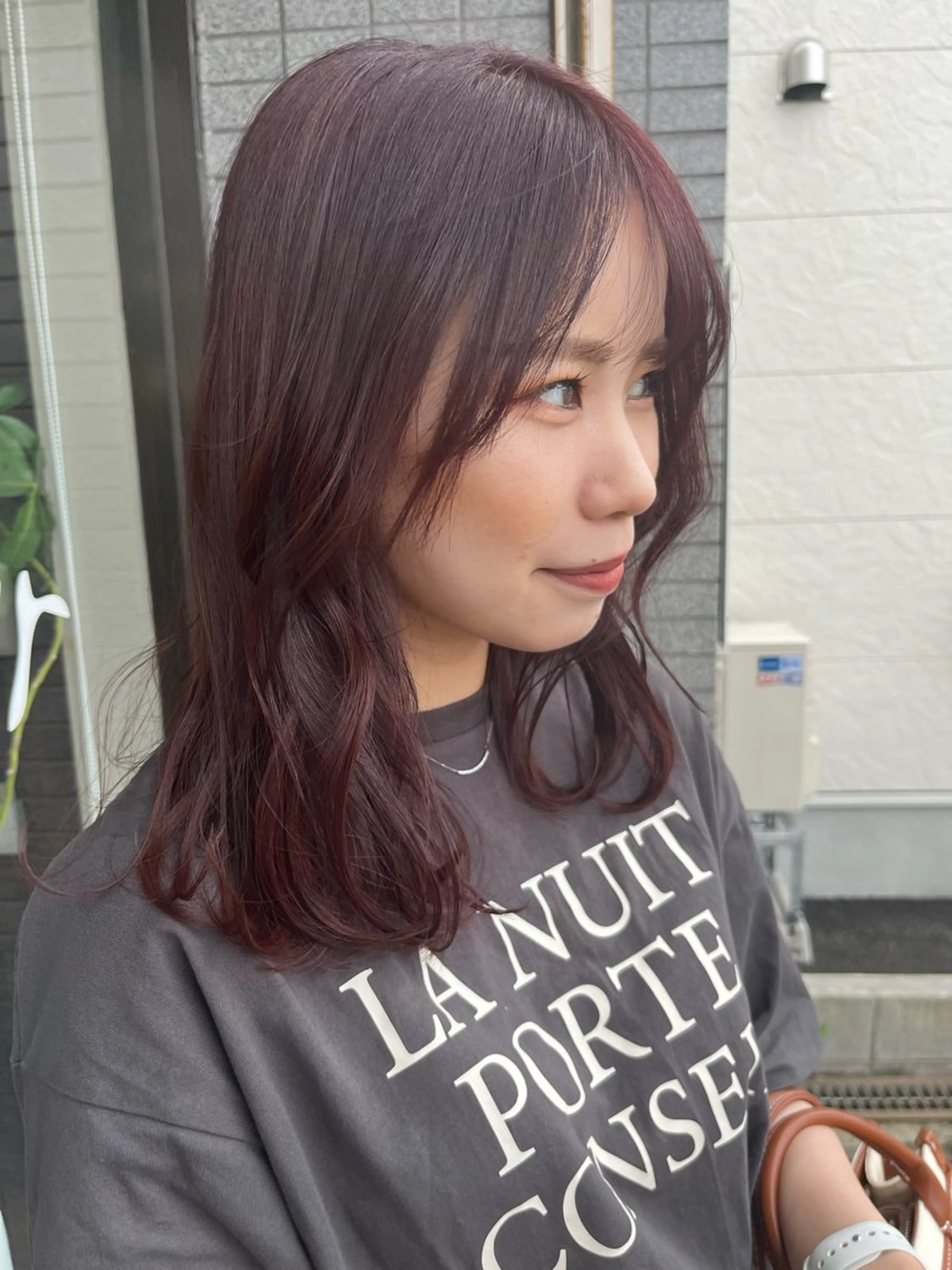 ミディアム 立野 希沙のヘアスタイル