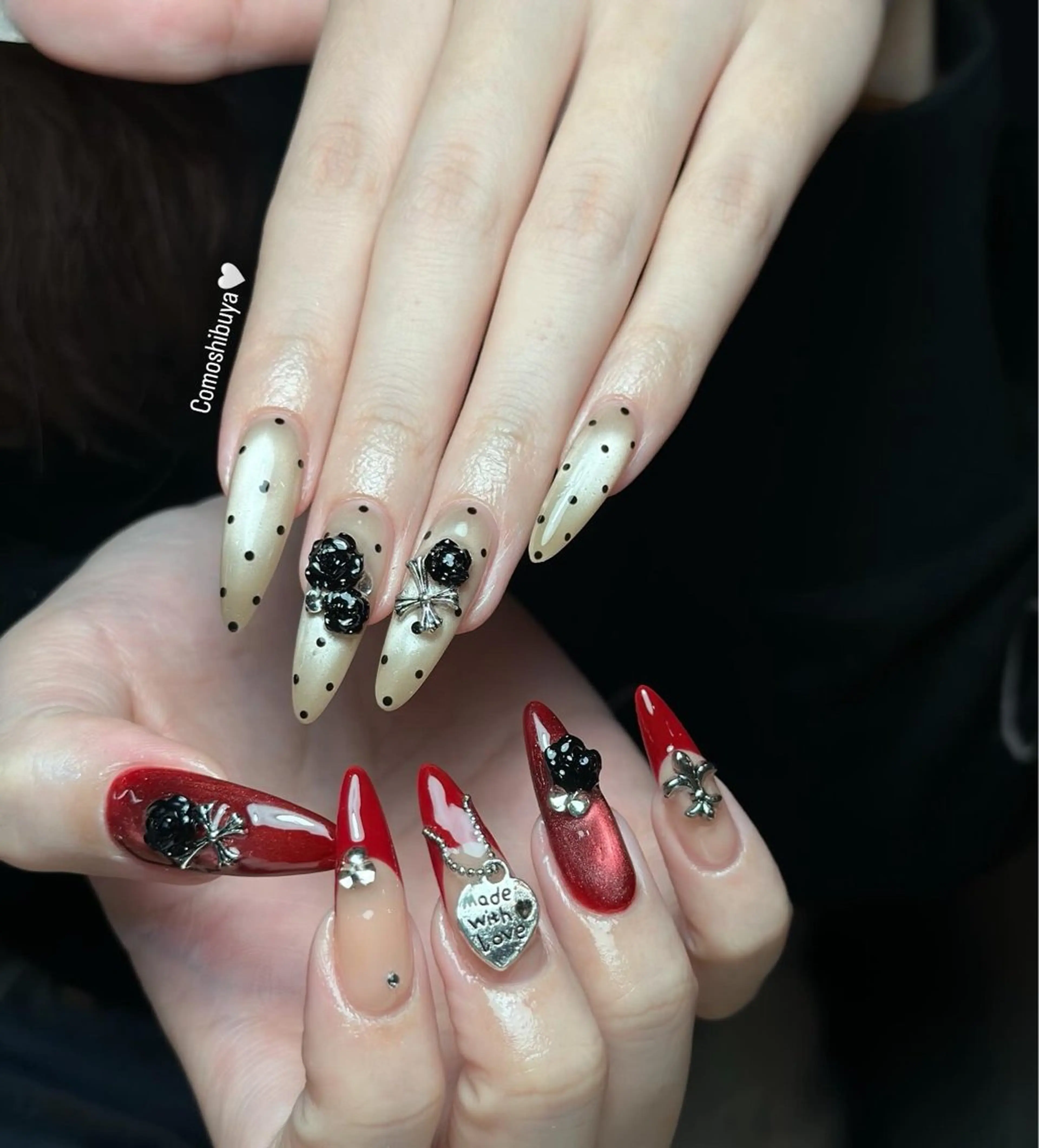 ネイル 韓国ネイル シンプルネイル ワンホンネイル ハンドネイル CoMo Nailのネイルデザイン