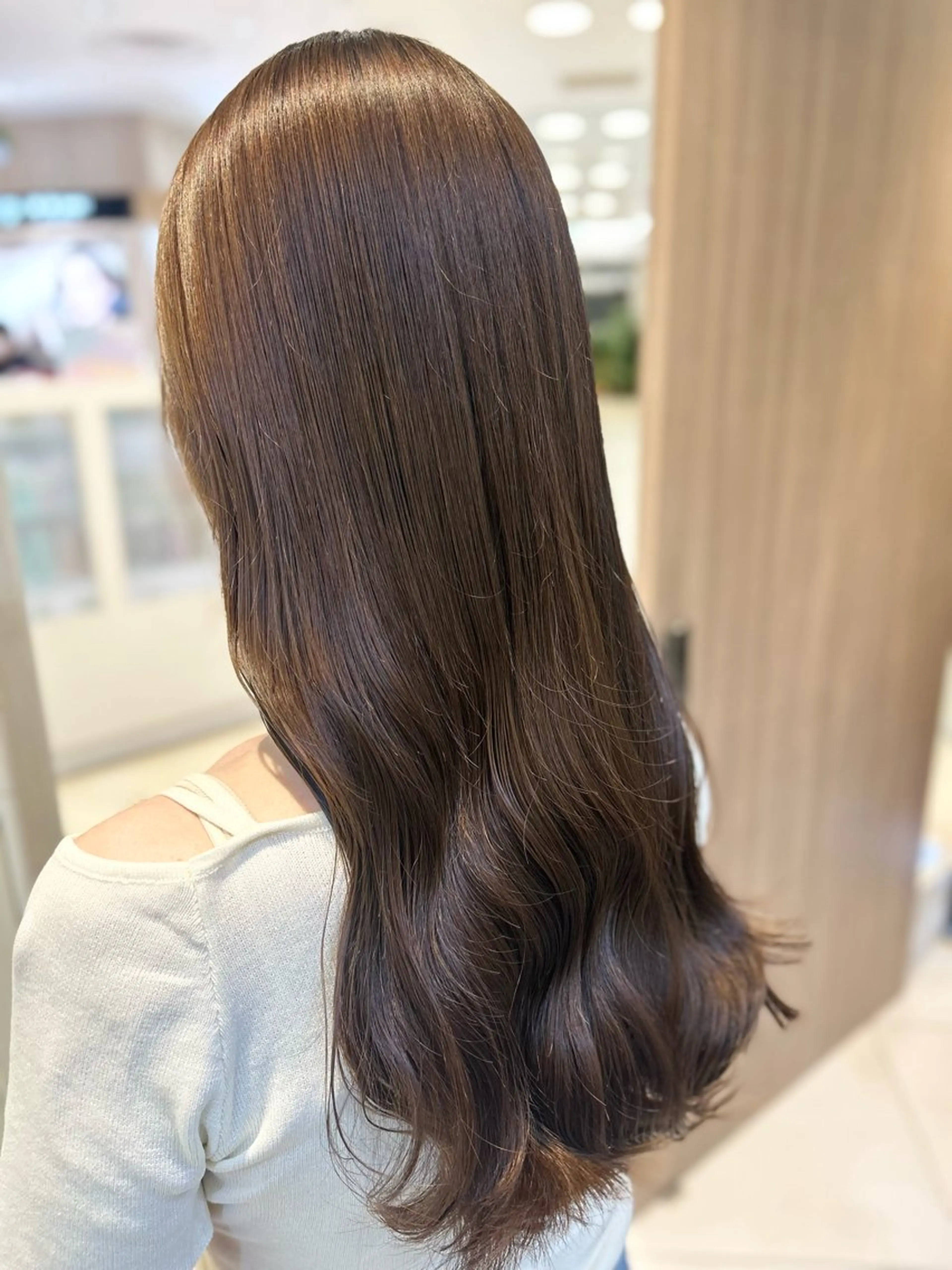 ロング カラー 縮毛矯正/髪質改善/ 艶髪ササキナツミのヘアスタイル