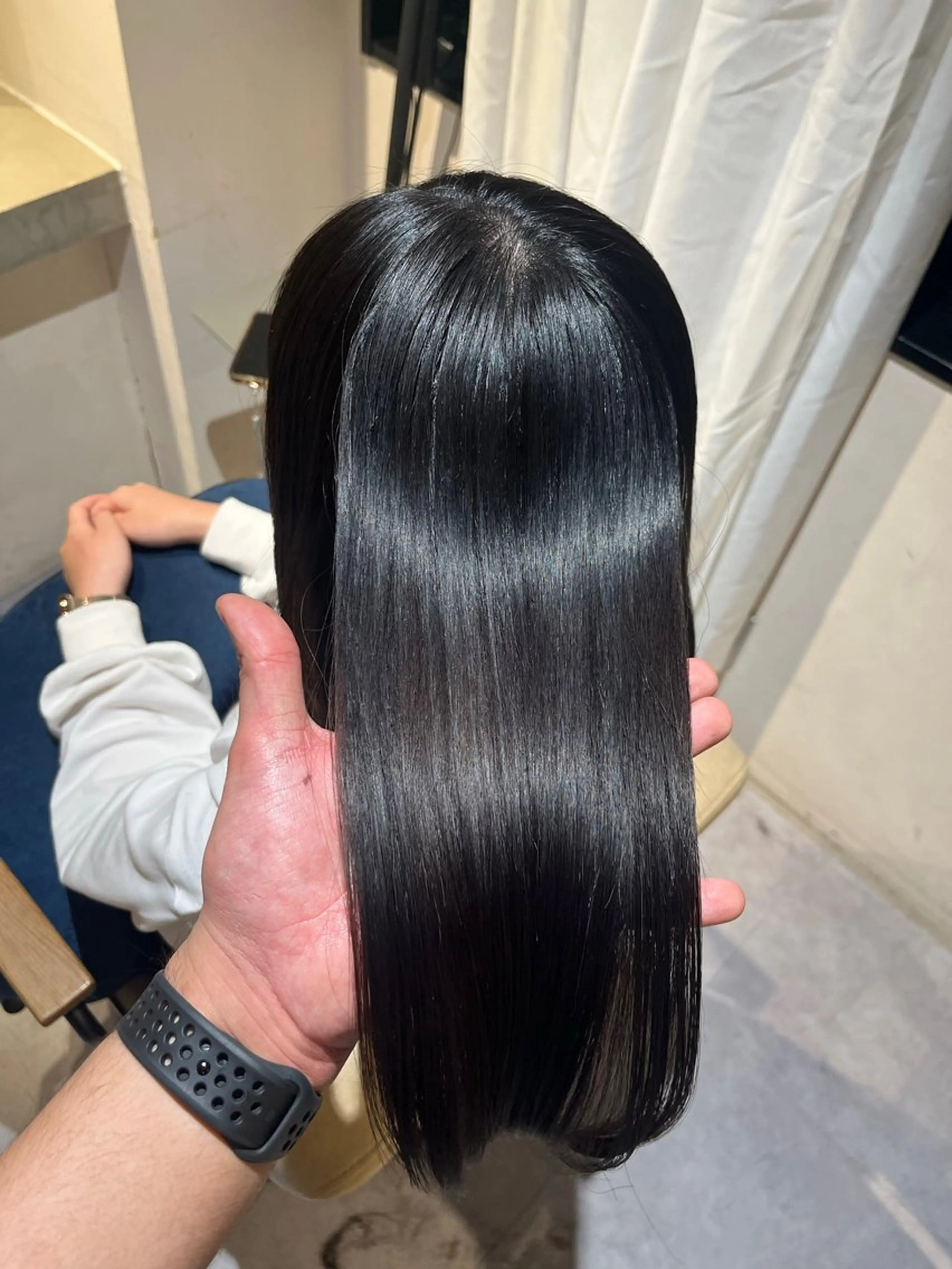 セミロング 縮毛矯正 トリートメント 必ず笑顔で帰っていた だきます！安田祐貴のヘアスタイル