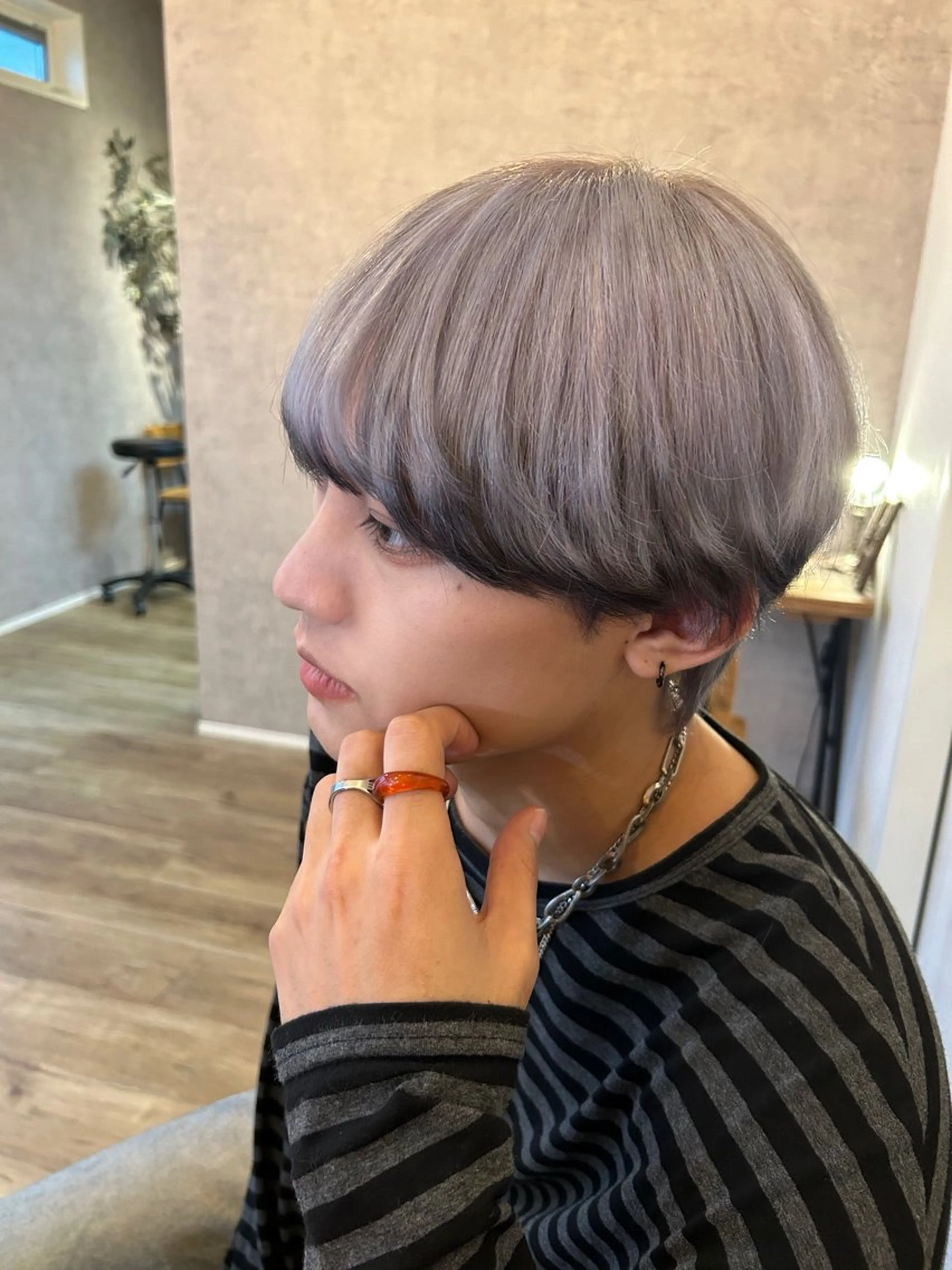 カラー メンズ 神谷 凪のヘアスタイル