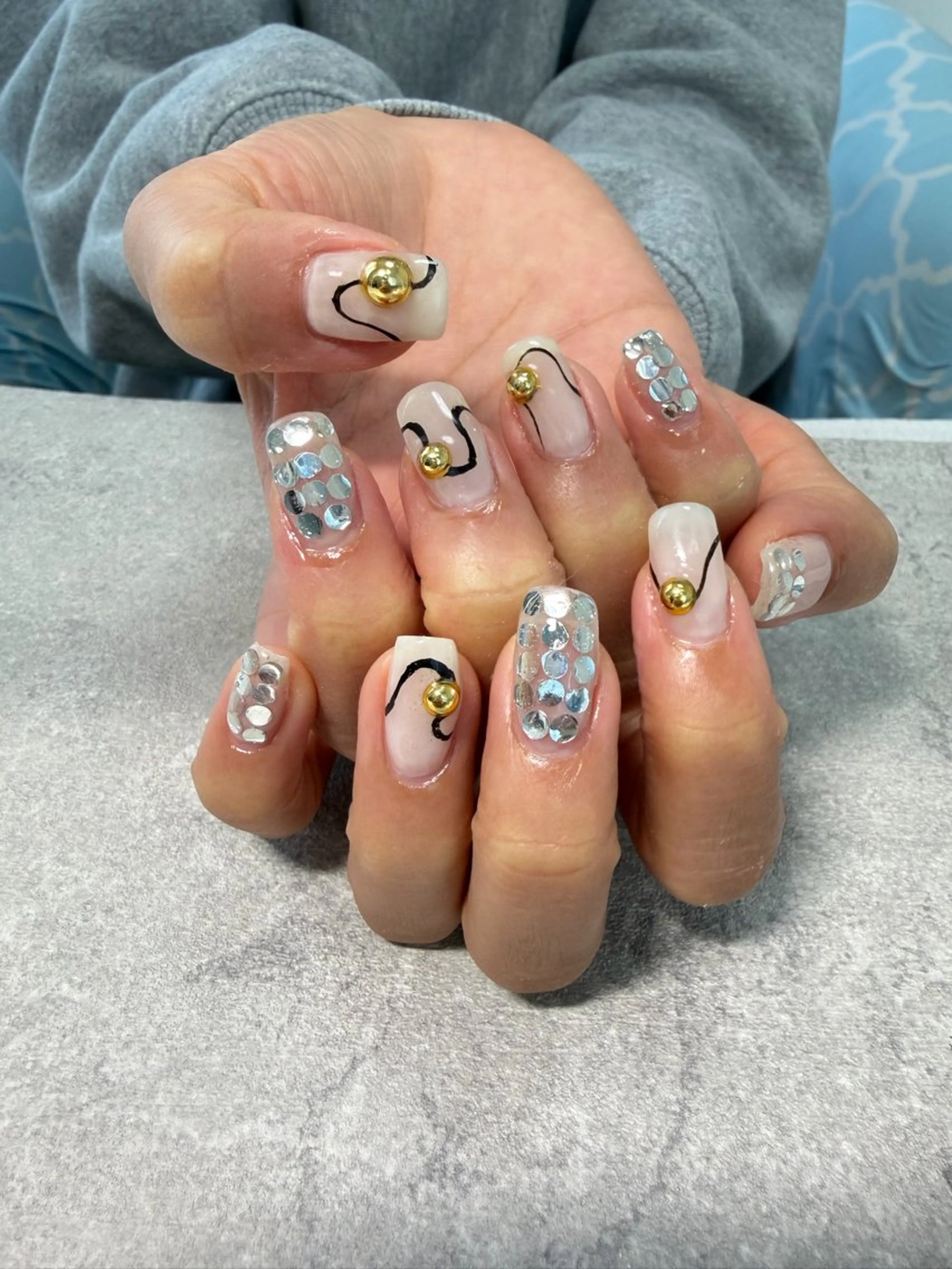 ネイル ニュアンスネイル はるひな ねいるのネイルデザイン