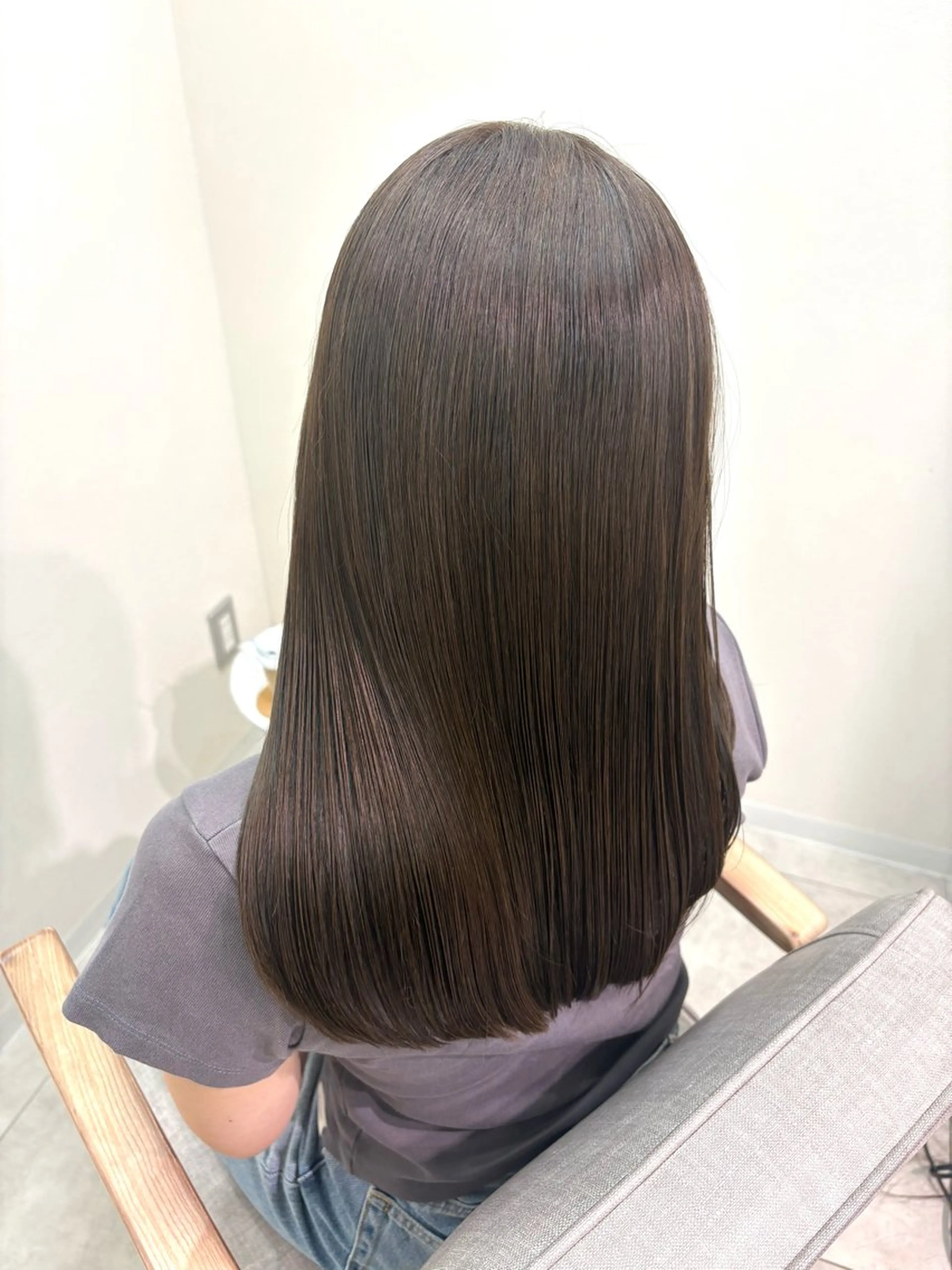 セミロング カット ヘアカラー トリートメント newi広島 / Yuukaのヘアスタイル